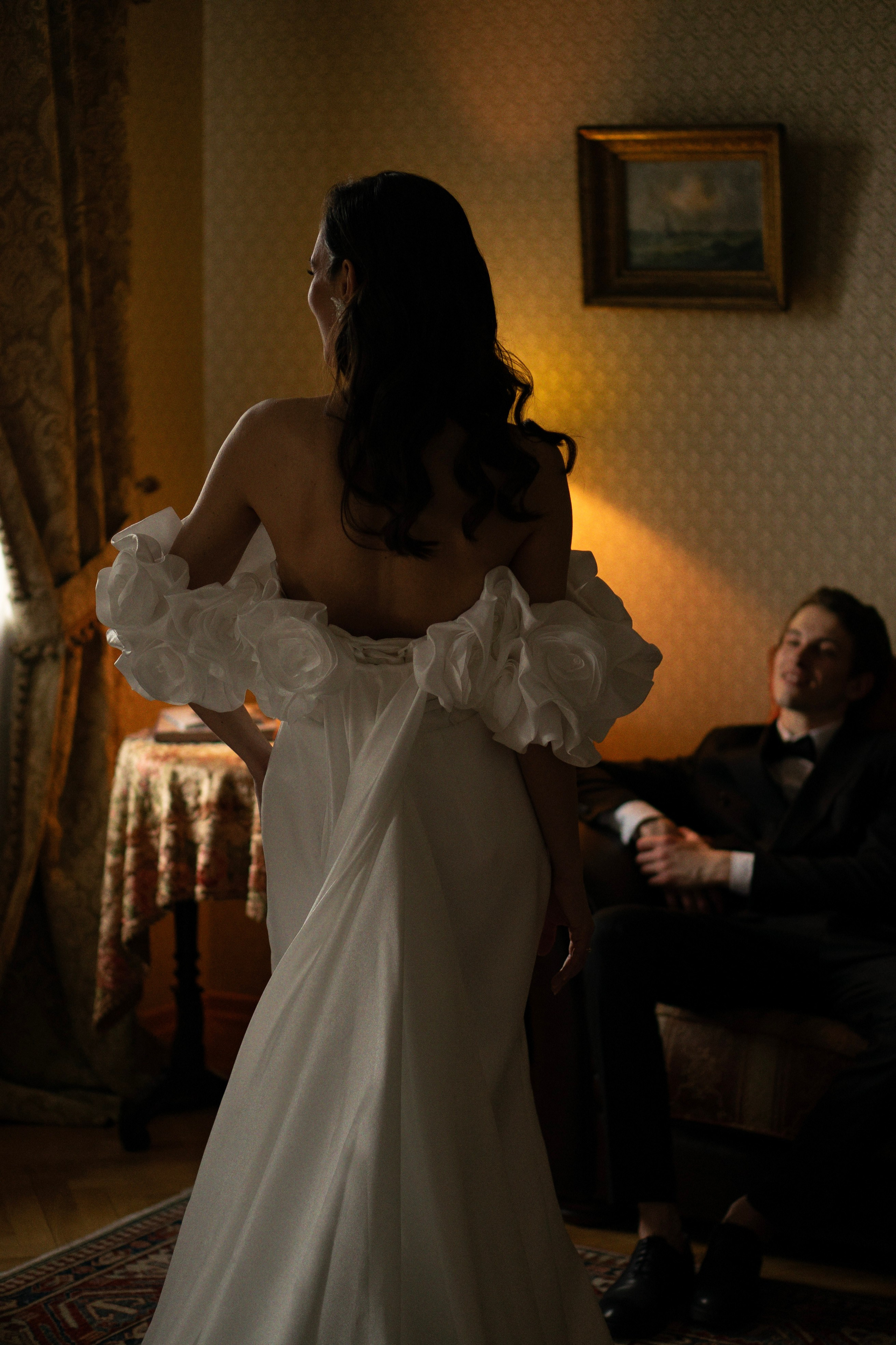 Свадебная в ретро-квартире. Фотограф Арина Шмакова