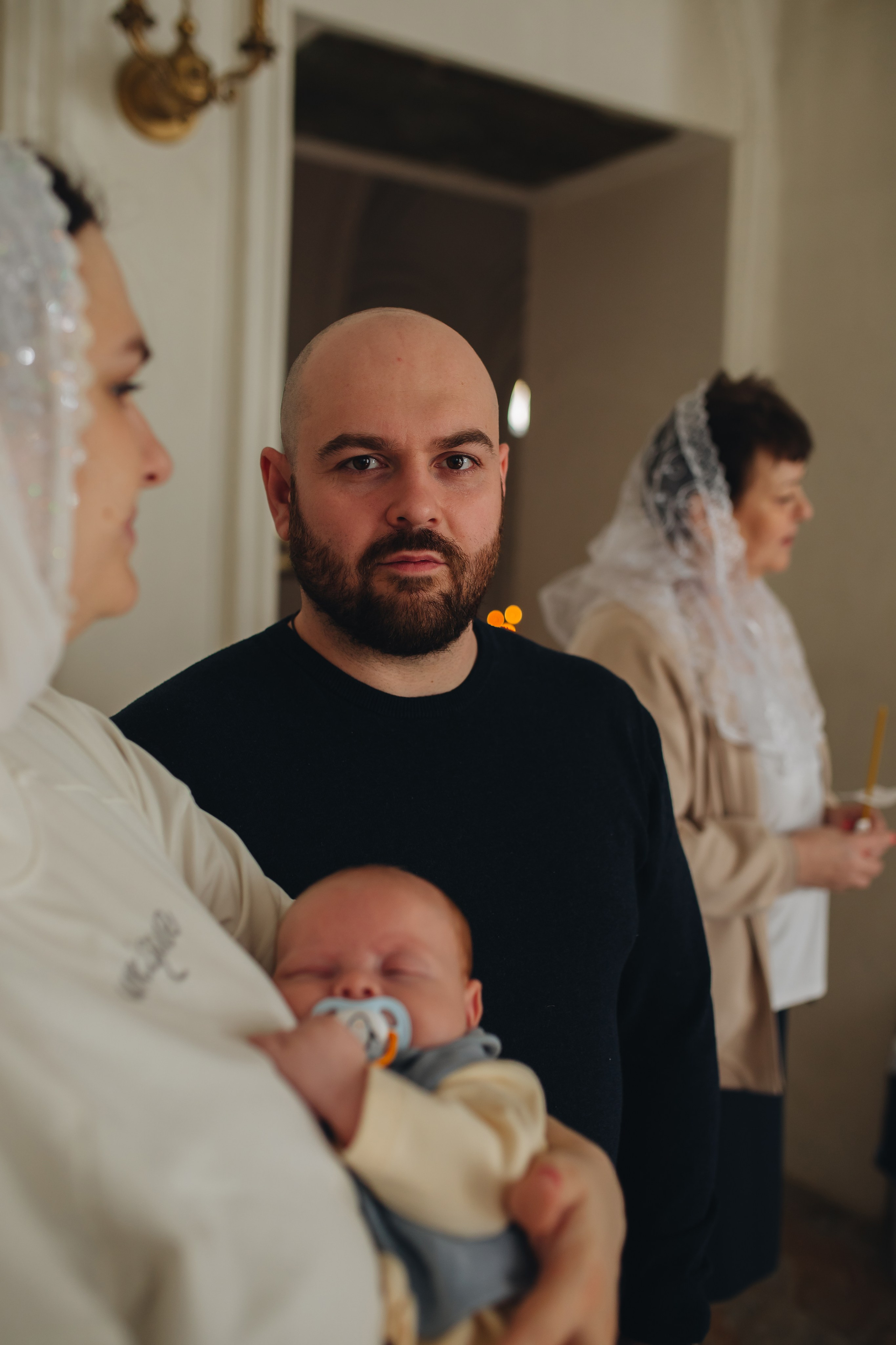 Крещение в светлом Храме. Семейный и детский фотограф в Москве Дорогова Екатерина