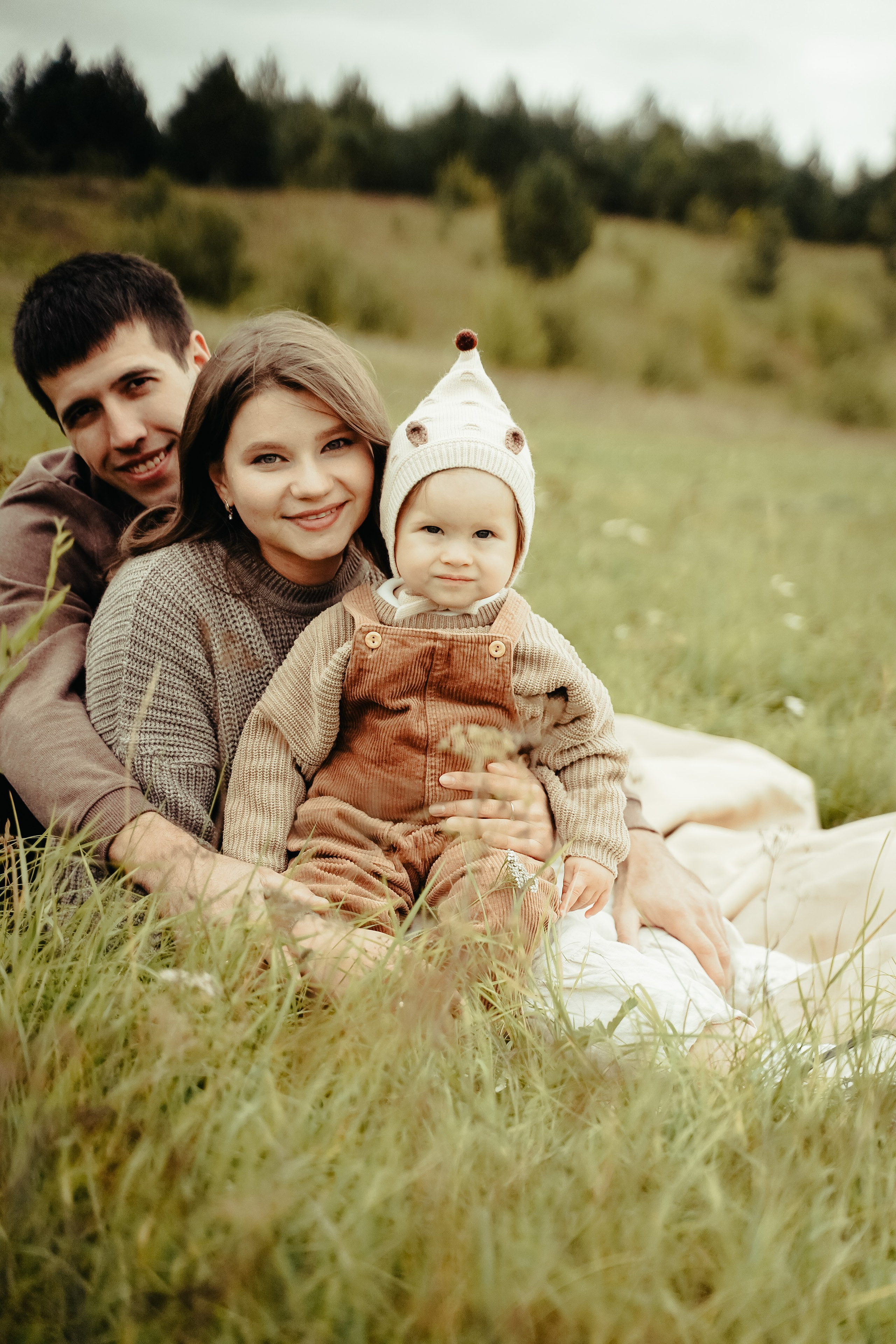 Семейная фотосъемка в поле. Бирск