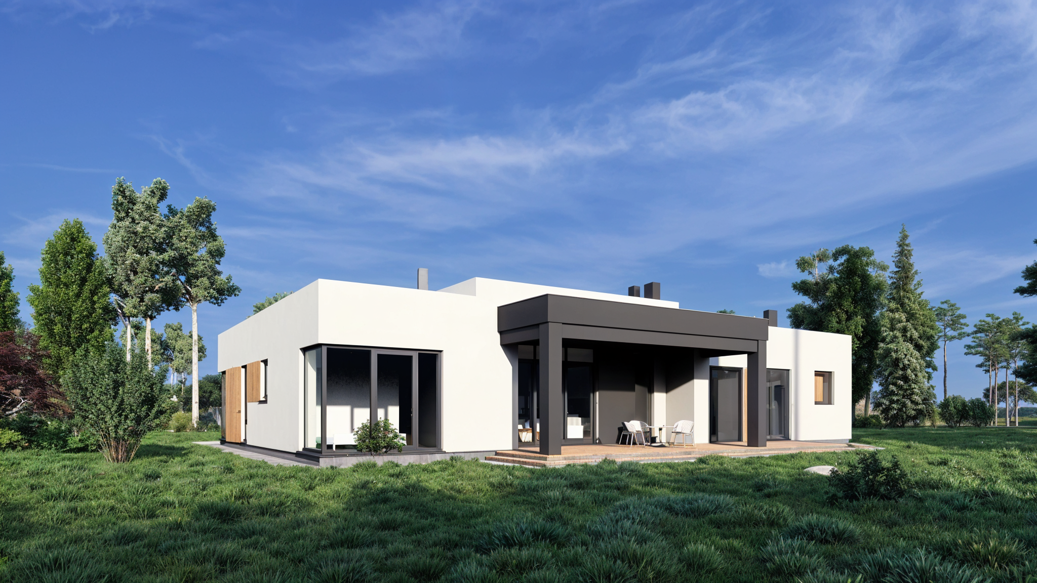 Белый минимал. Архитектурное проектирование