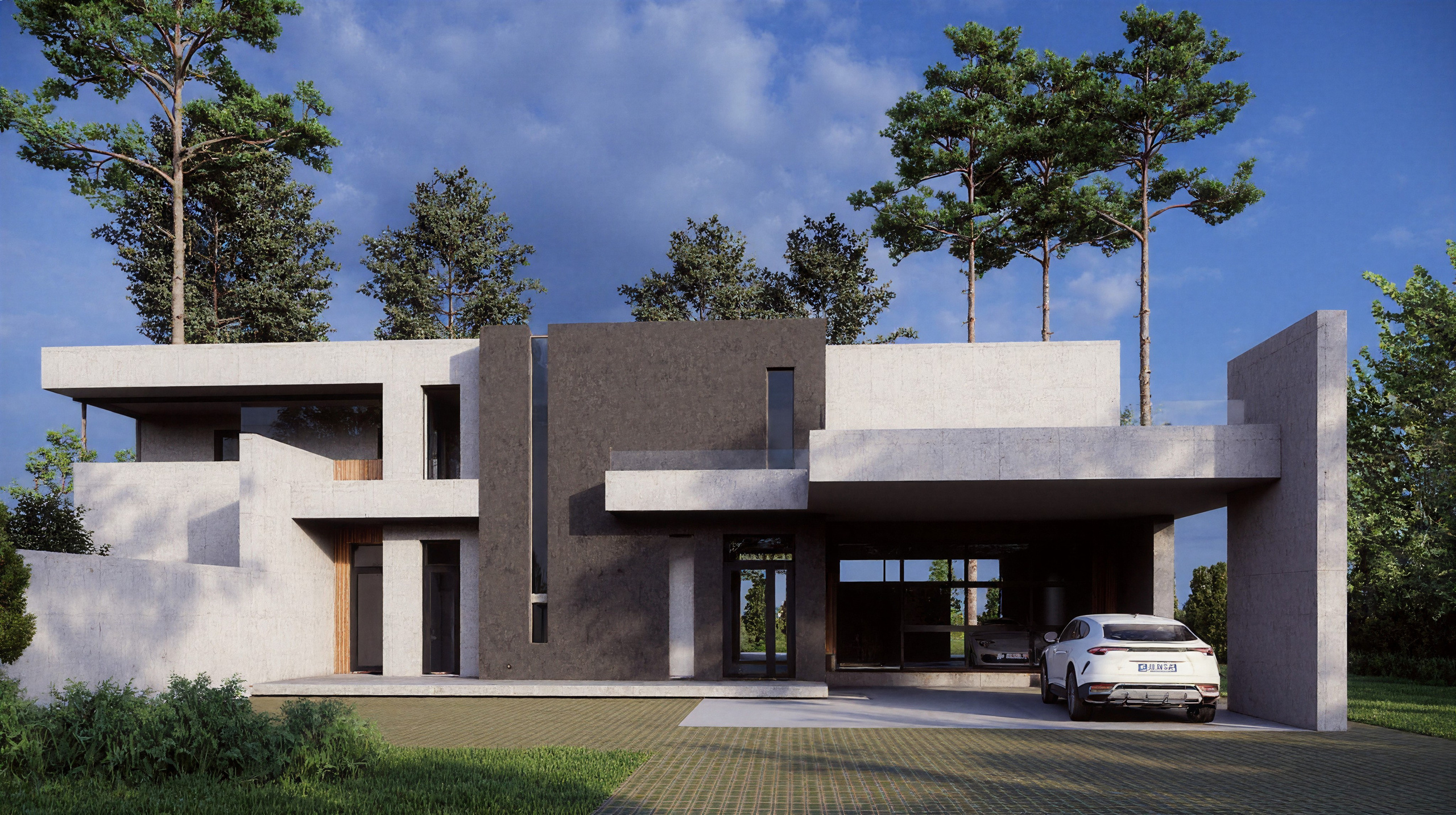 Минимал " Glass Cube». Архитектурное проектирование