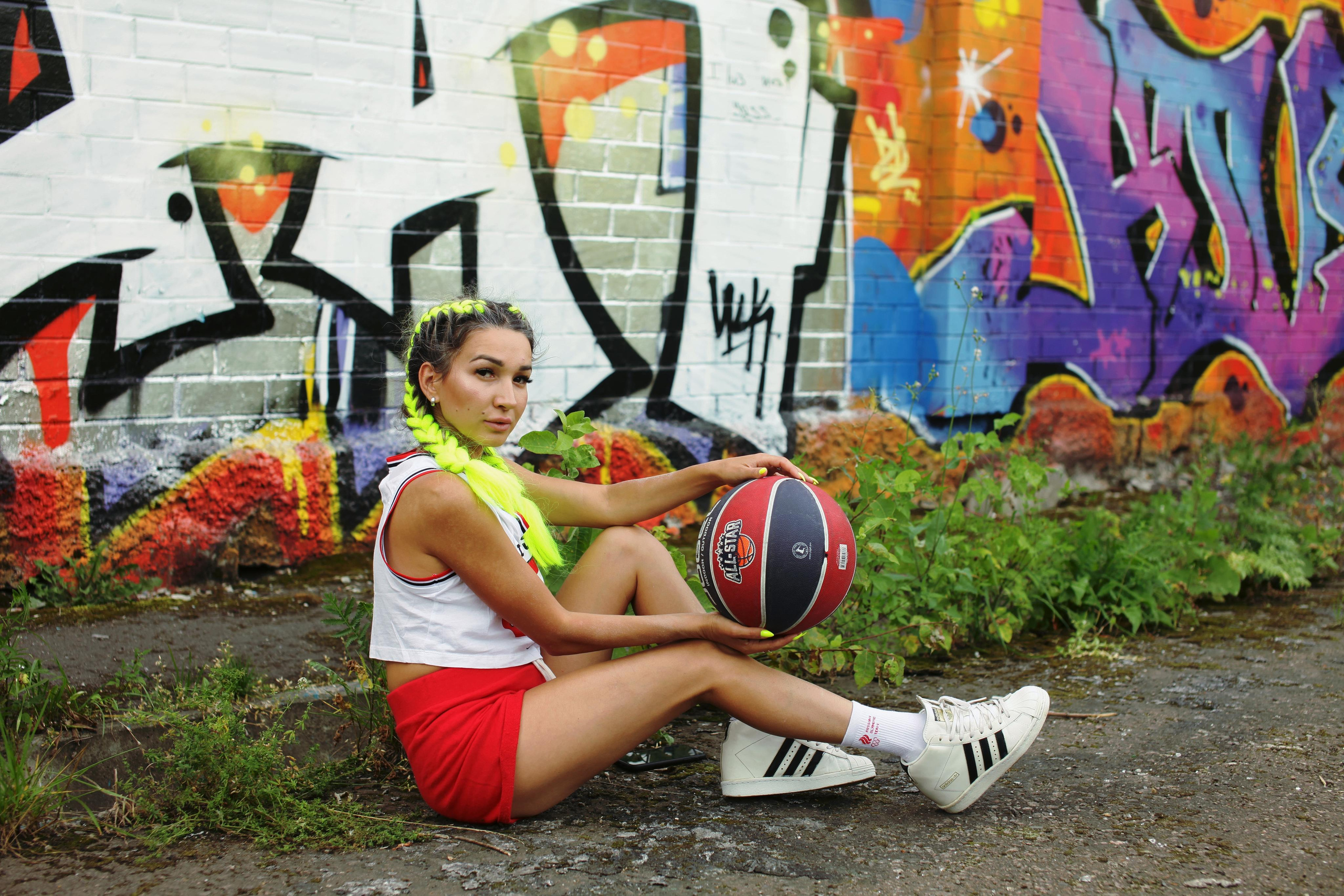 Настя. Фотосессия «Граффити». Репортажный, семейный, свадебный, портретный фотограф