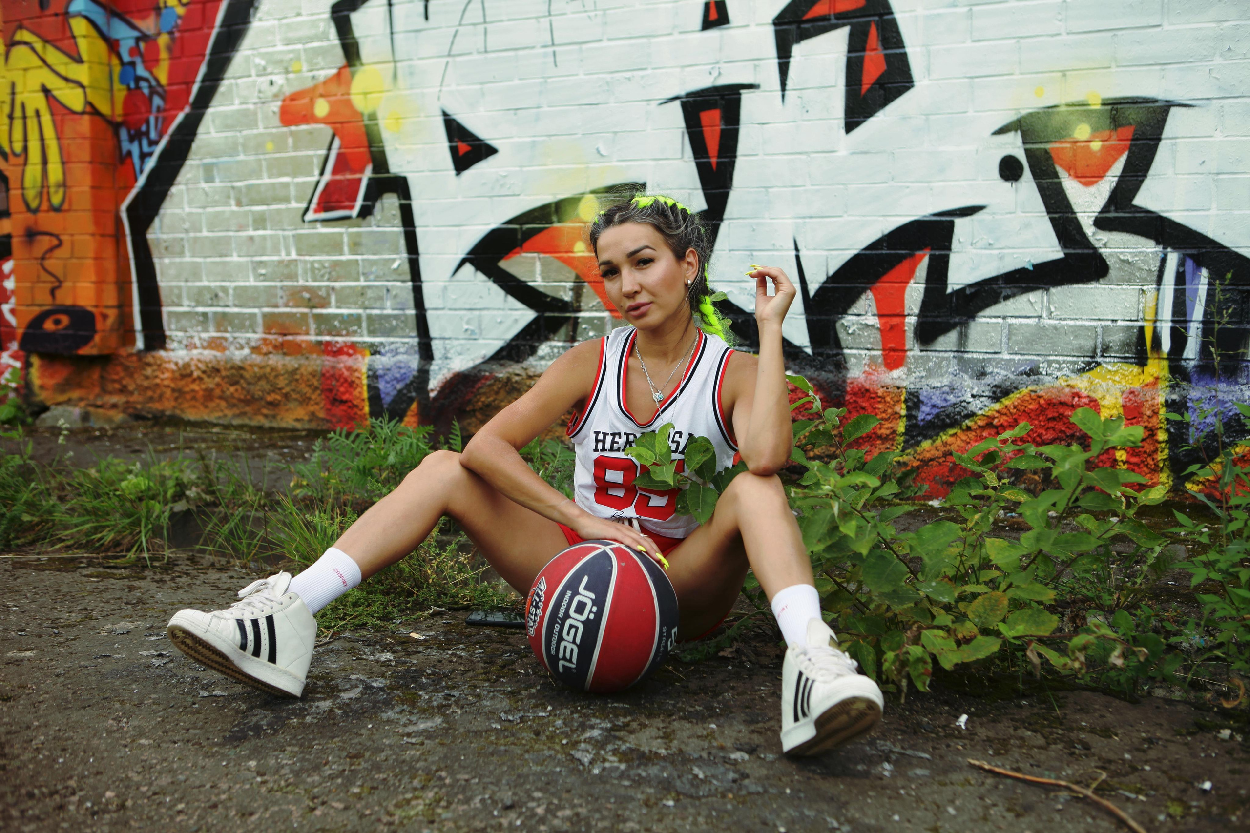 Настя. Фотосессия «Граффити». Репортажный, семейный, свадебный, портретный фотограф