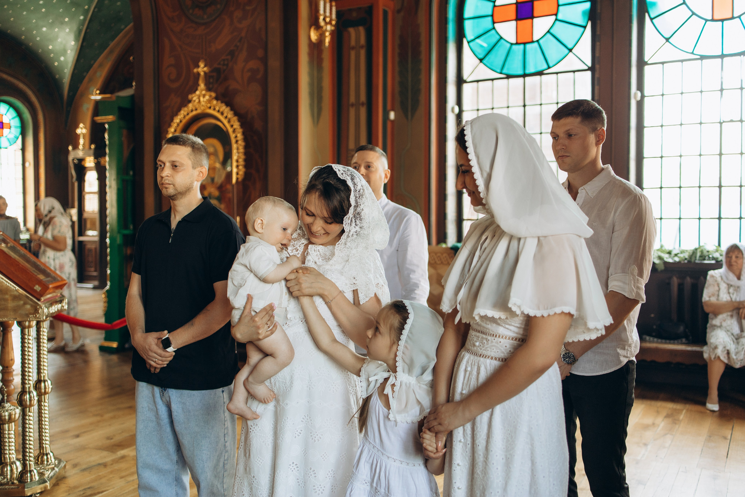 Двойное крещение Анны и Саши. Самый теплый фотограф в Краснодаре Рябоконь Ксения