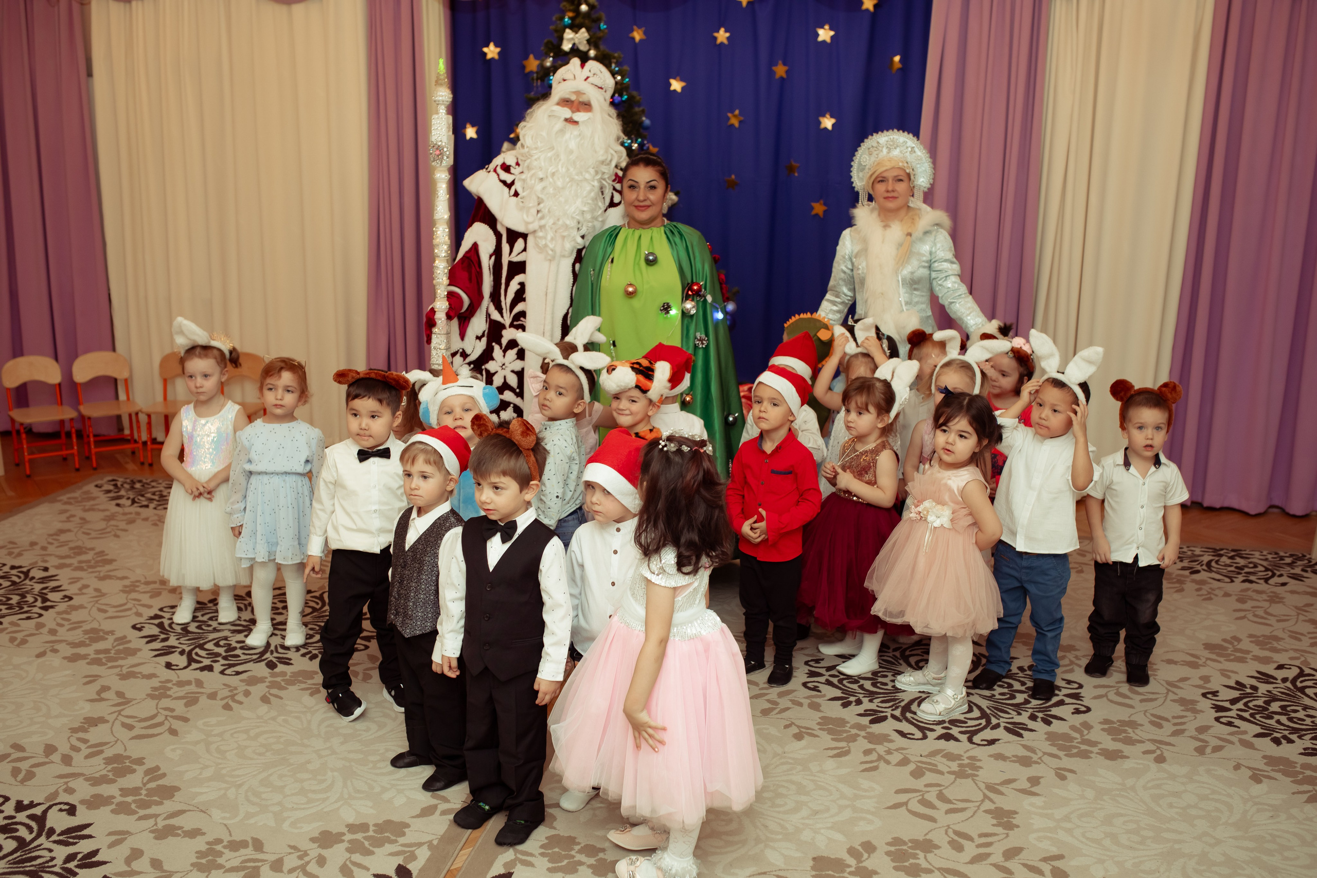 Новогодний утренник в детском саду. Семейный и детский фотограф в Москве Дорогова Екатерина