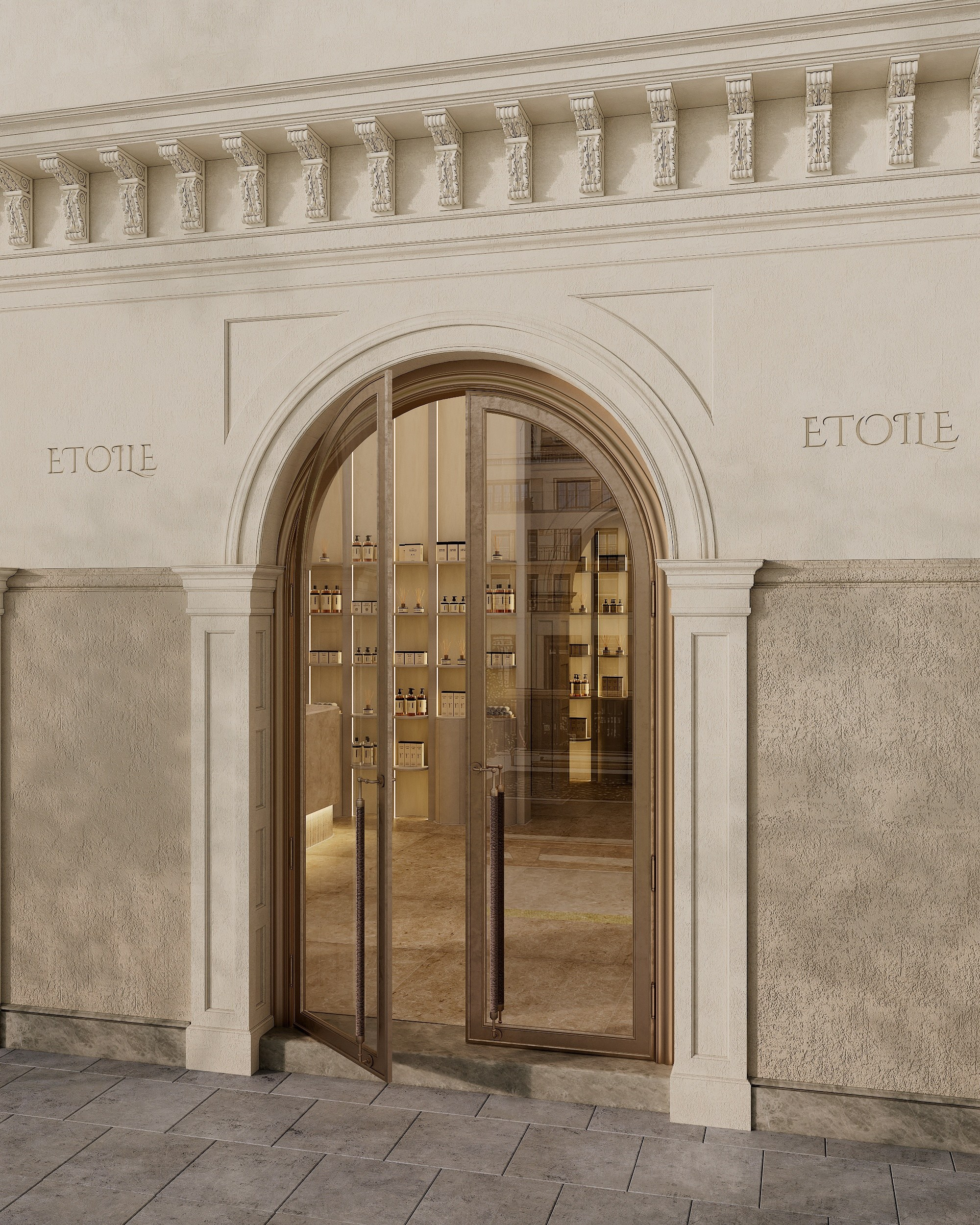 ETOILE cosmetics boutique. Solovets visualization