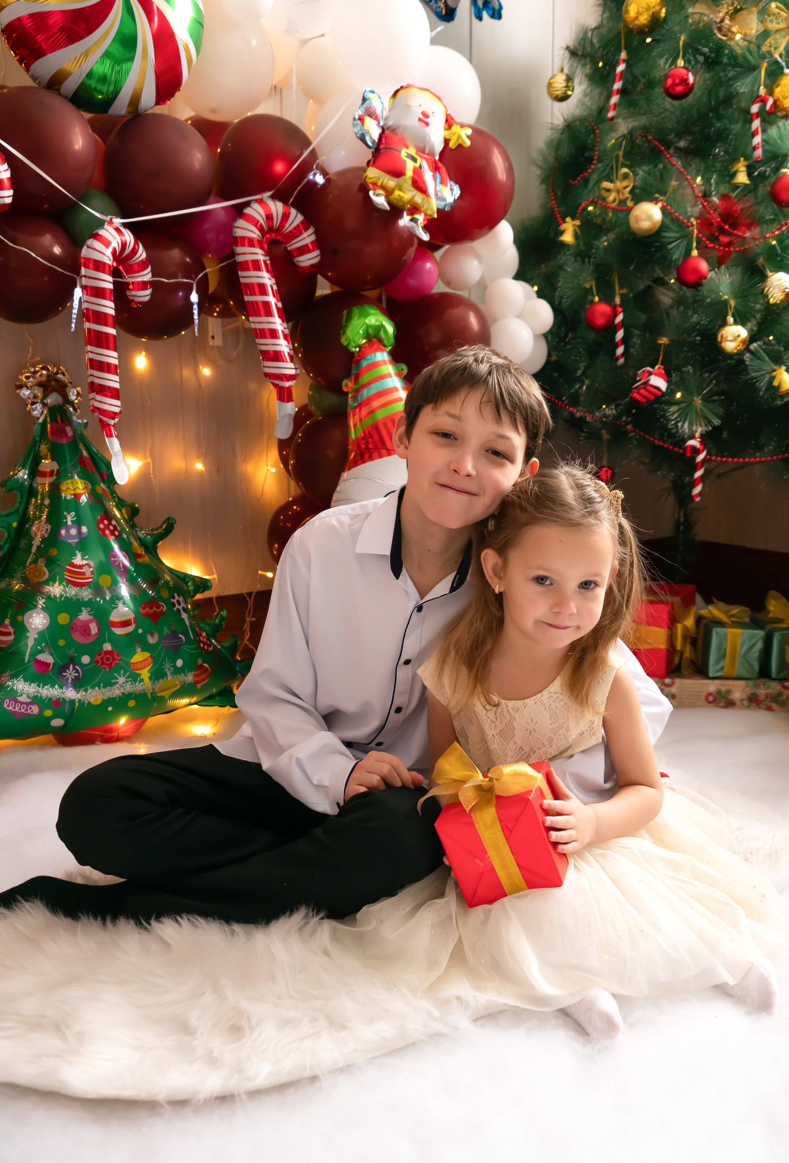 Новогодняя семейная история. Семейный и детский фотограф Тула Ясногорск Тульская область Надежда Кукушкина
