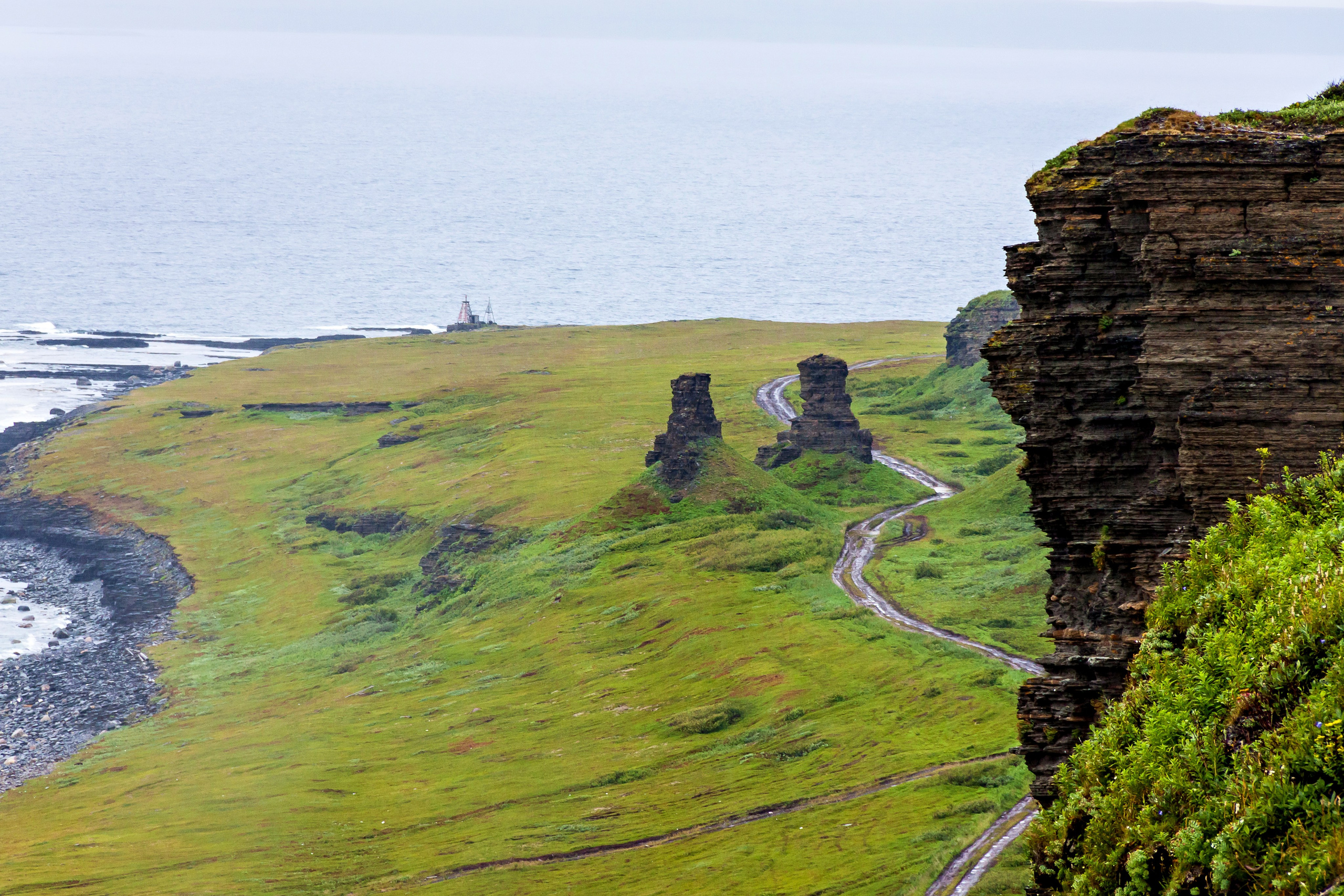 Полуостров Средний. Пейзажи Крайнего Севера. Баренцево море, Рыбачий, Средний, Немецкий