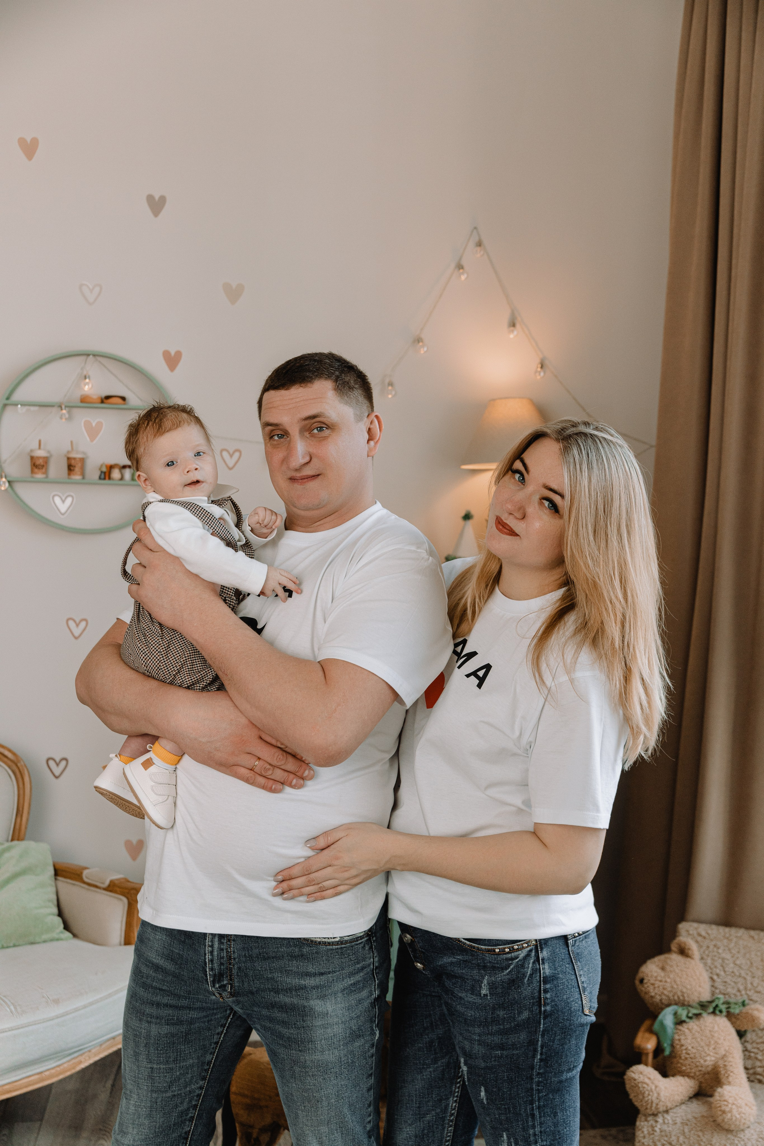 Юлия, Алексей и маленький Максим. Фотограф Воронеж Варвара