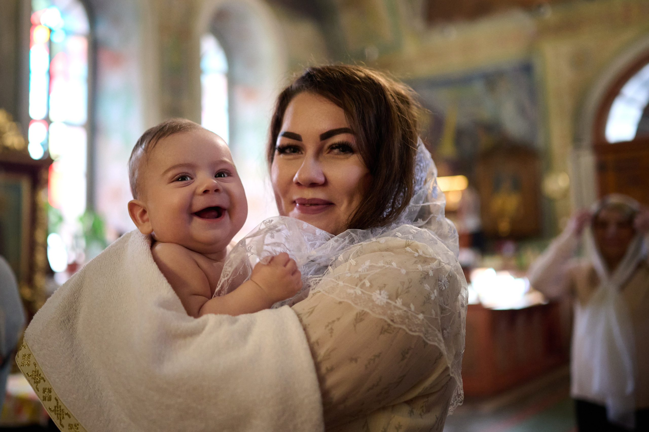 Фотосъемка крещения Саши. Профессиональный фотограф Старый Оскол, Губкин — свадьба, венчание, крещение, юбилей и день рождения