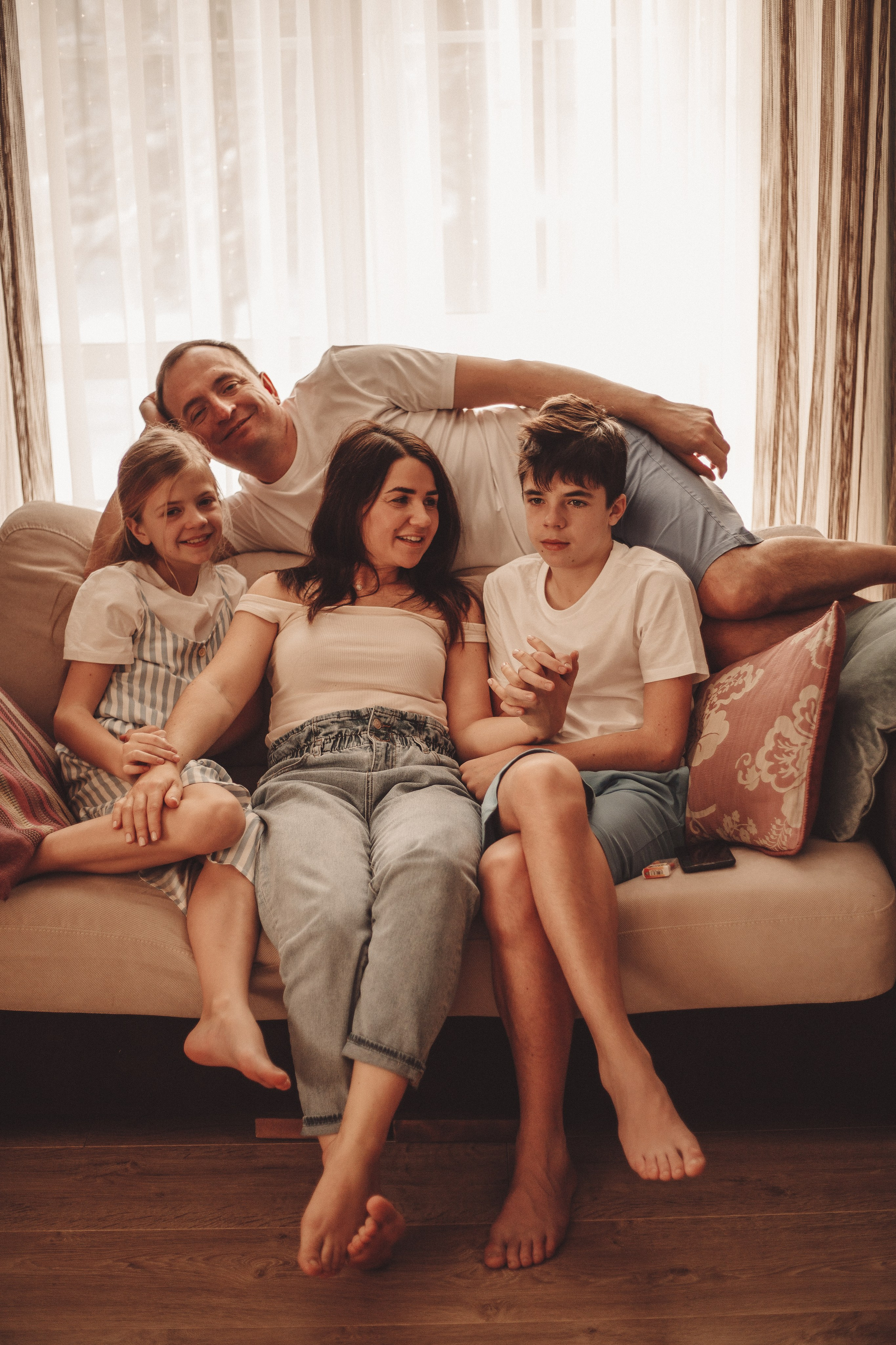 Домашняя фотосессия - Так выглядит Счастье!. Семейный и женский фотограф Кемерово Мария Степ