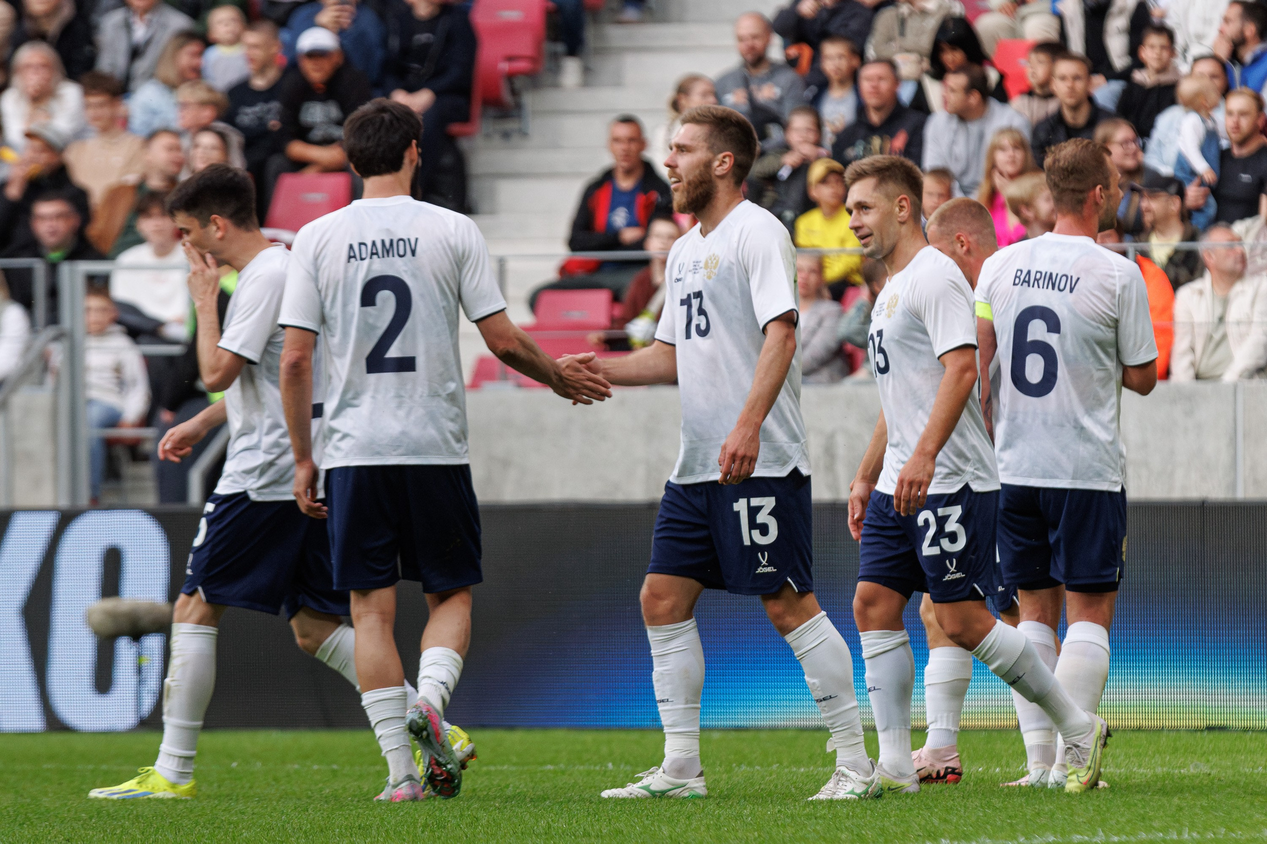 Товарищеский матч Россия — Беларусь. Спортивный фотограф Вадим Добедченков