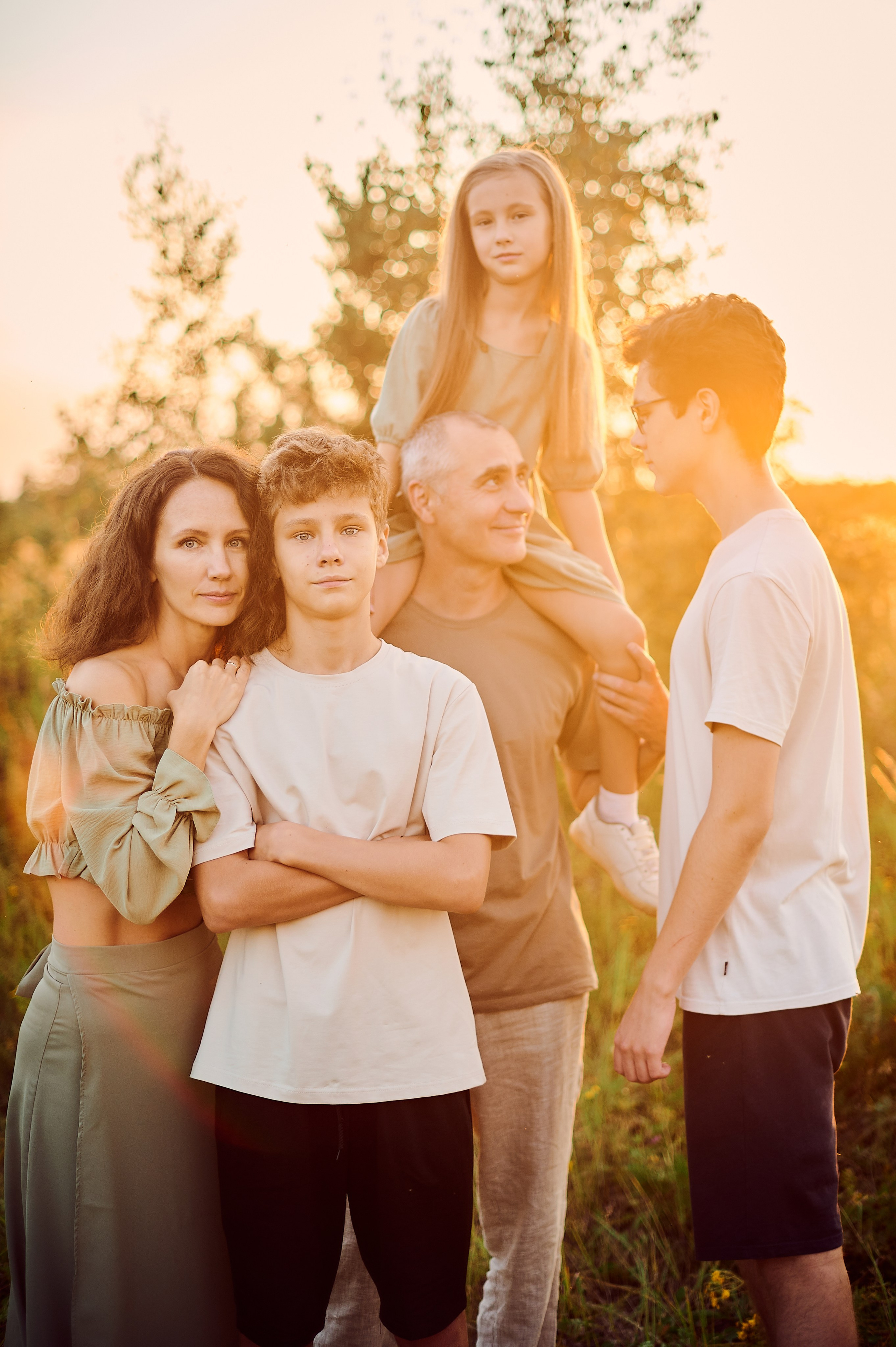 НА ЗАКАТЕ | НАСТЯ, ВИТЯ, МАША, ЛЕША и ЖЕНЯ. Свадебный и семейный фотограф РИТА БОЧКАРЁВА