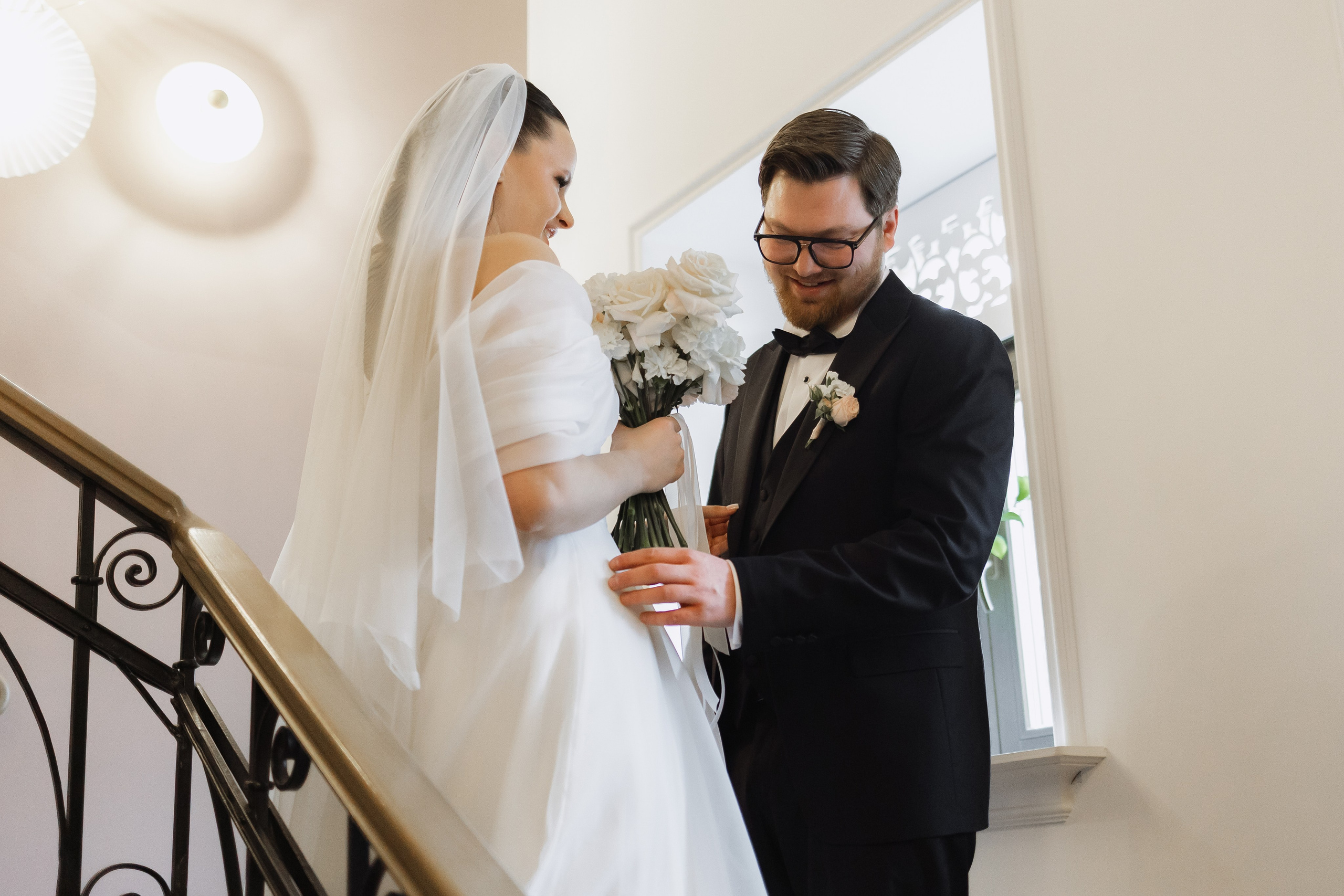 Свадебная фотосессия в Минске в итальянском ресторане La Scala