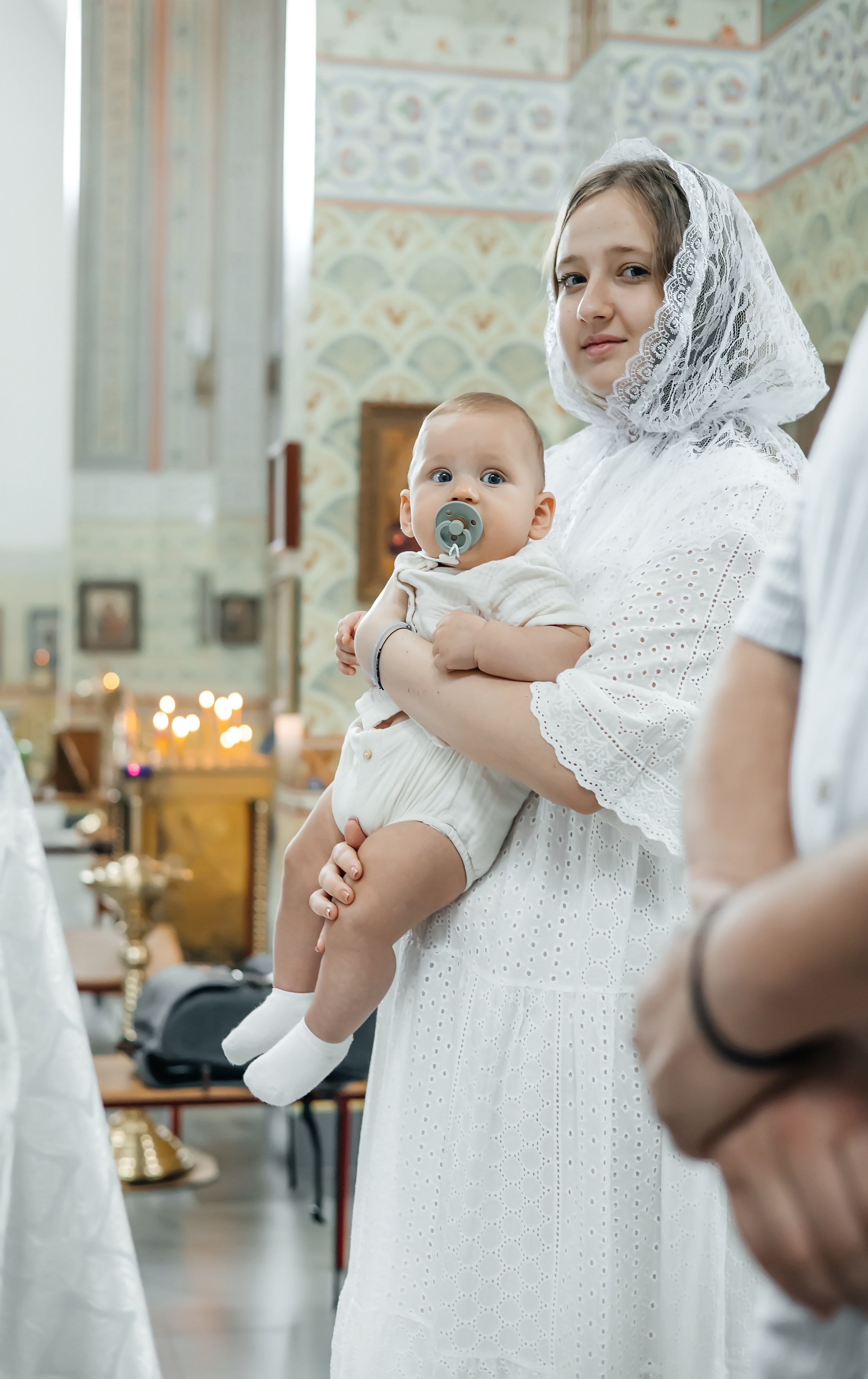 Крещение Платона в Храме Саввы Сторожевского в Измайлове. Фотограф на крещение и венчание Москва  Надежда Баланина