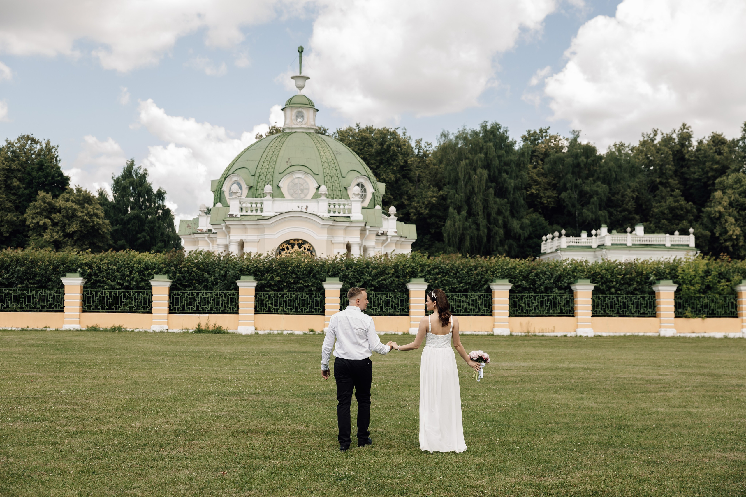 Сергей & Татьяна (Грибоедовский загс и прогулка в Кусково). Фотограф в Москве Юлия Хамзина