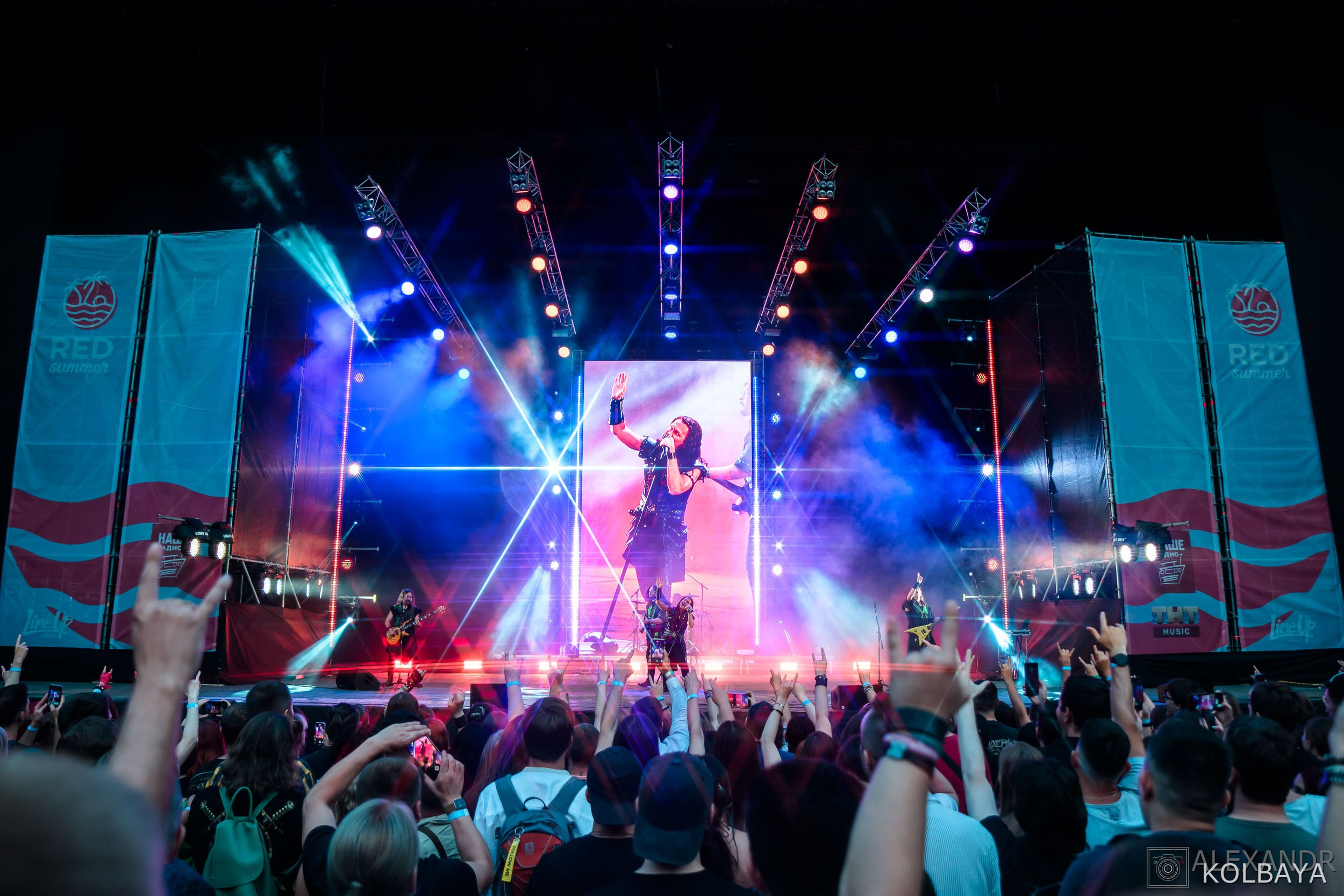 Концерт группы Эпидемия в Зеленом театре. Концертный и театральный репортажный фотограф в Москве Александр Колбая