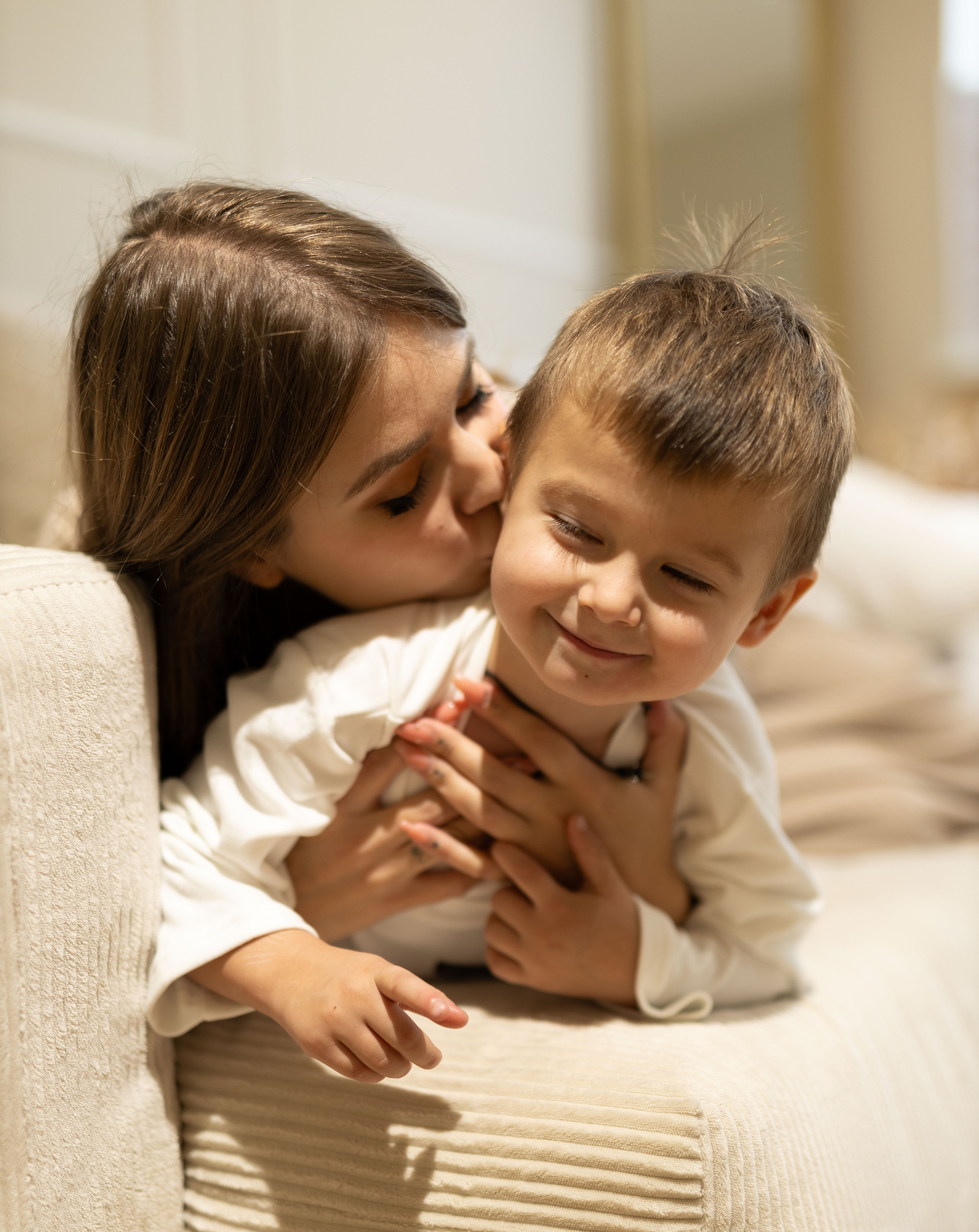 Женя и сынок Глебасик. Фотограф Екатерина Васечкина