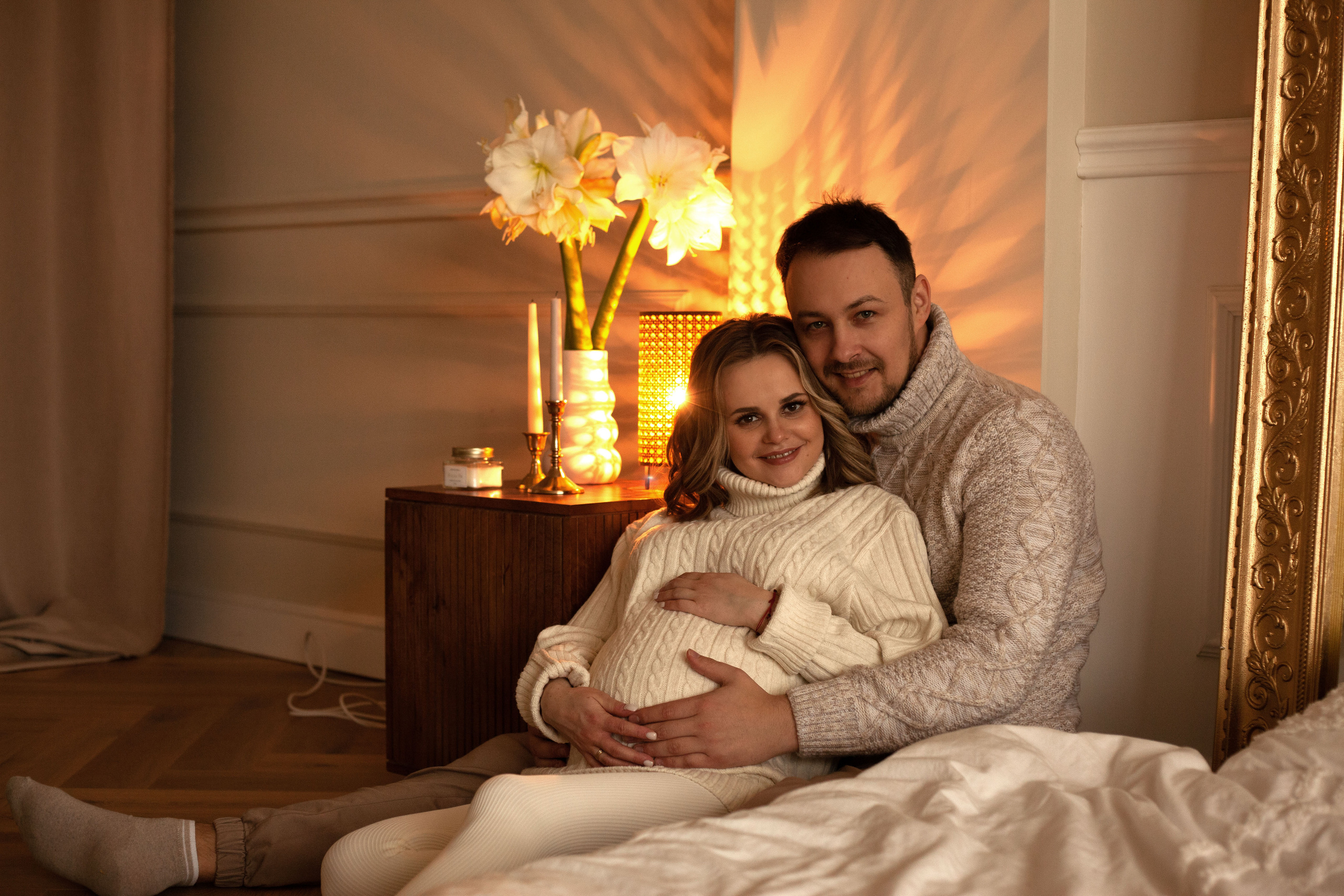 Студийная фотосессия «В ожидании». Фотограф видеограф Ольга Василевская