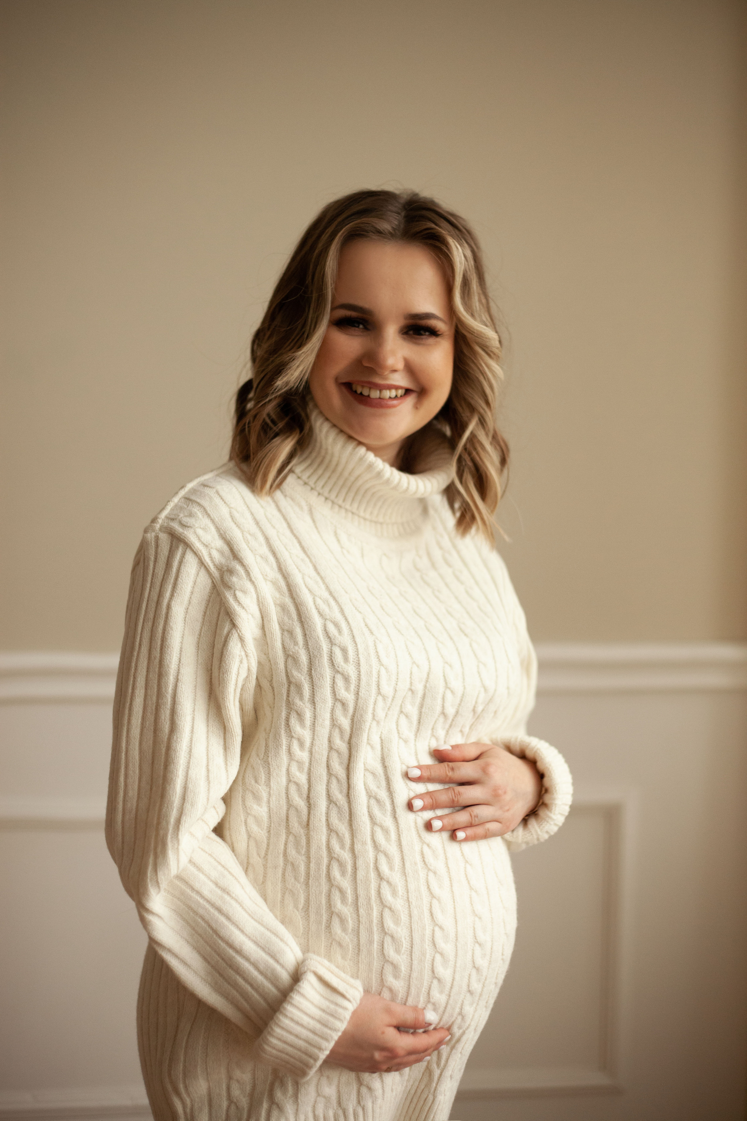 Студийная фотосессия «В ожидании». Фотограф видеограф Ольга Василевская