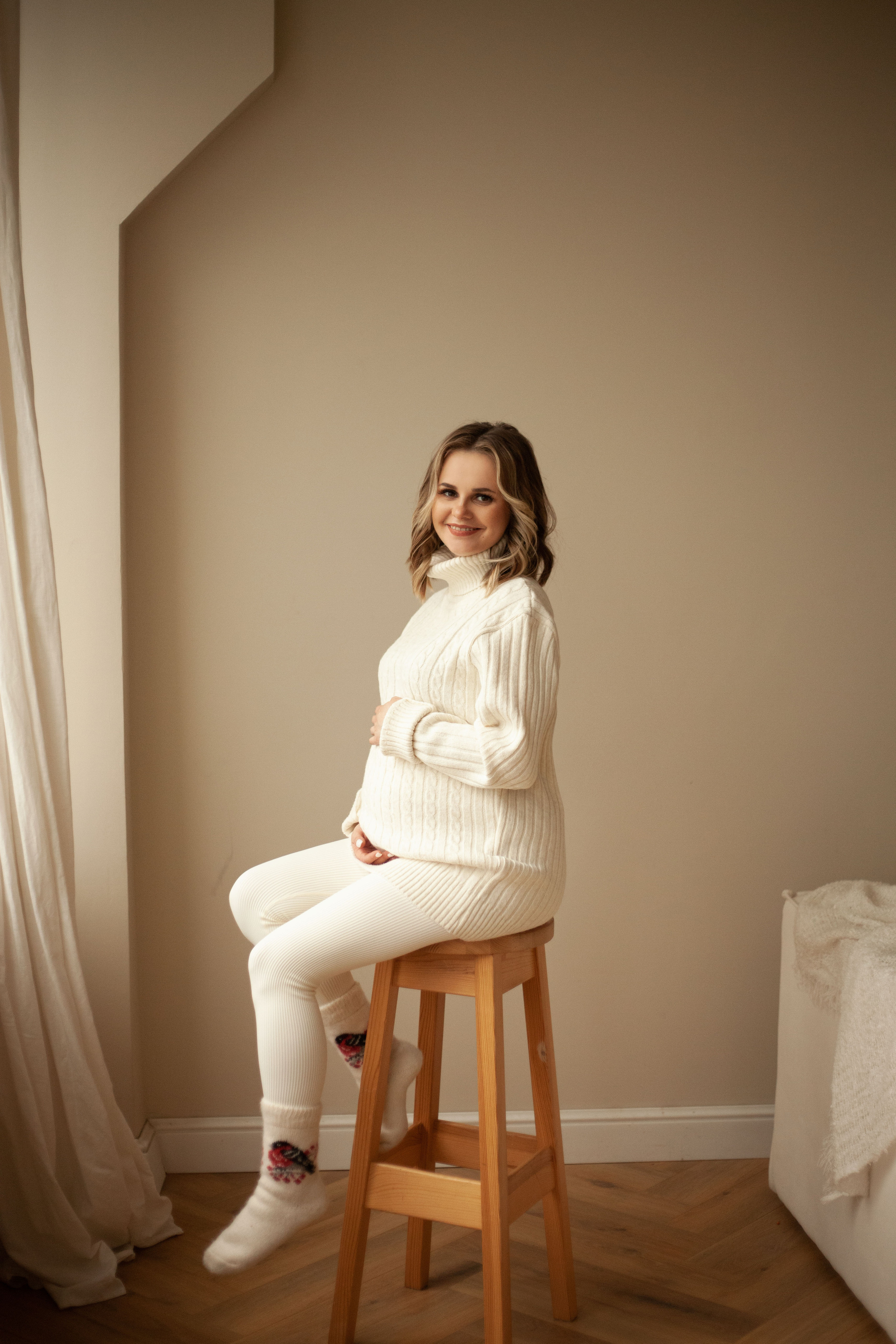 Студийная фотосессия «В ожидании». Фотограф видеограф Ольга Василевская