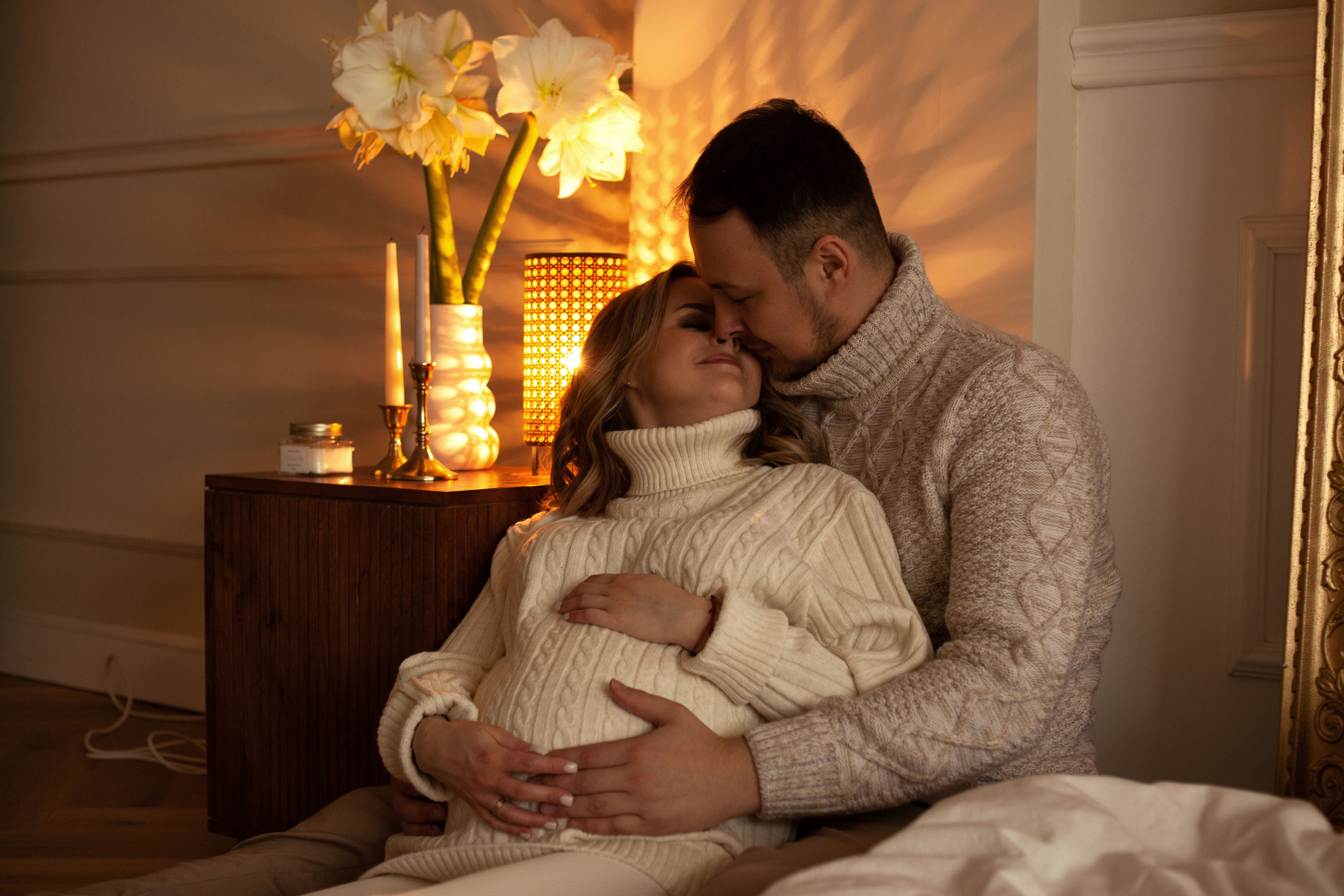 Студийная фотосессия «В ожидании». Фотограф видеограф Ольга Василевская