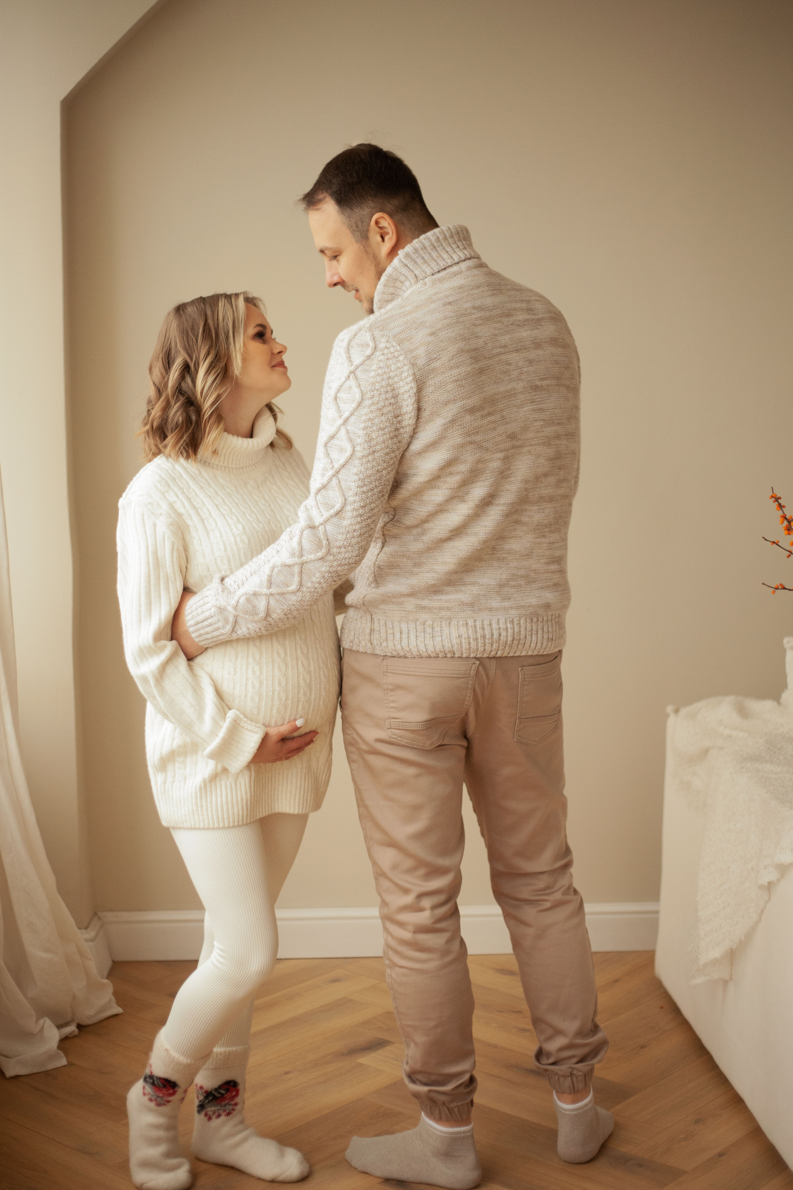 Студийная фотосессия «В ожидании». Фотограф видеограф Ольга Василевская