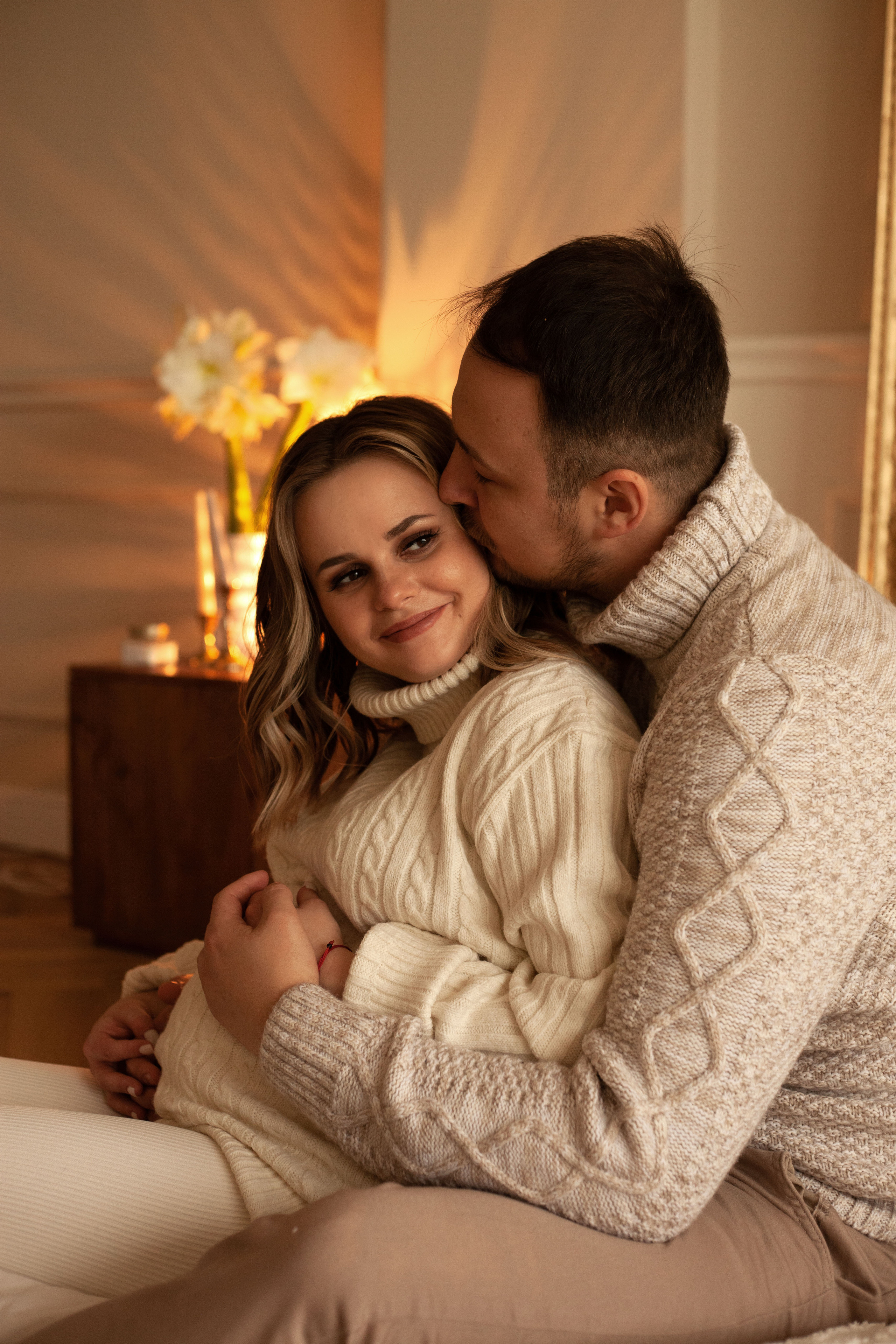 Студийная фотосессия «В ожидании». Фотограф видеограф Ольга Василевская