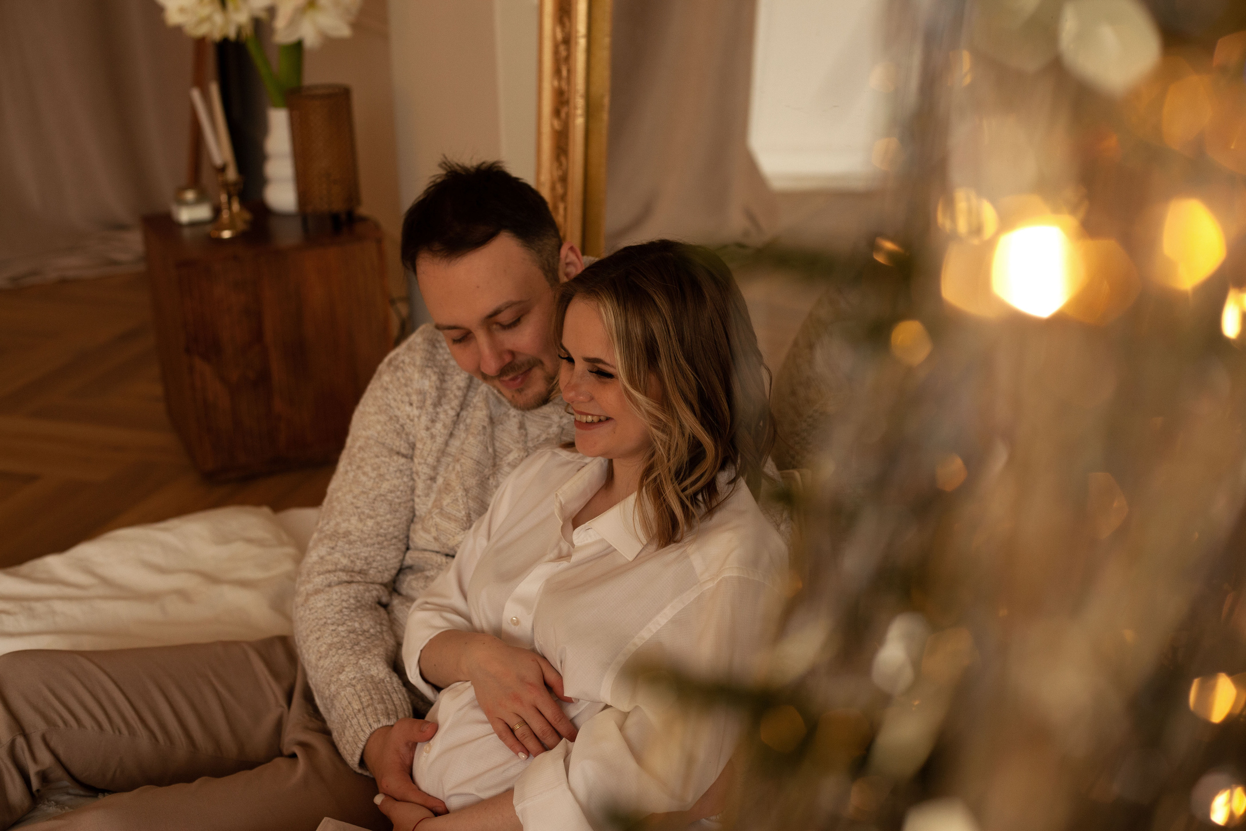 Студийная фотосессия «В ожидании». Фотограф видеограф Ольга Василевская