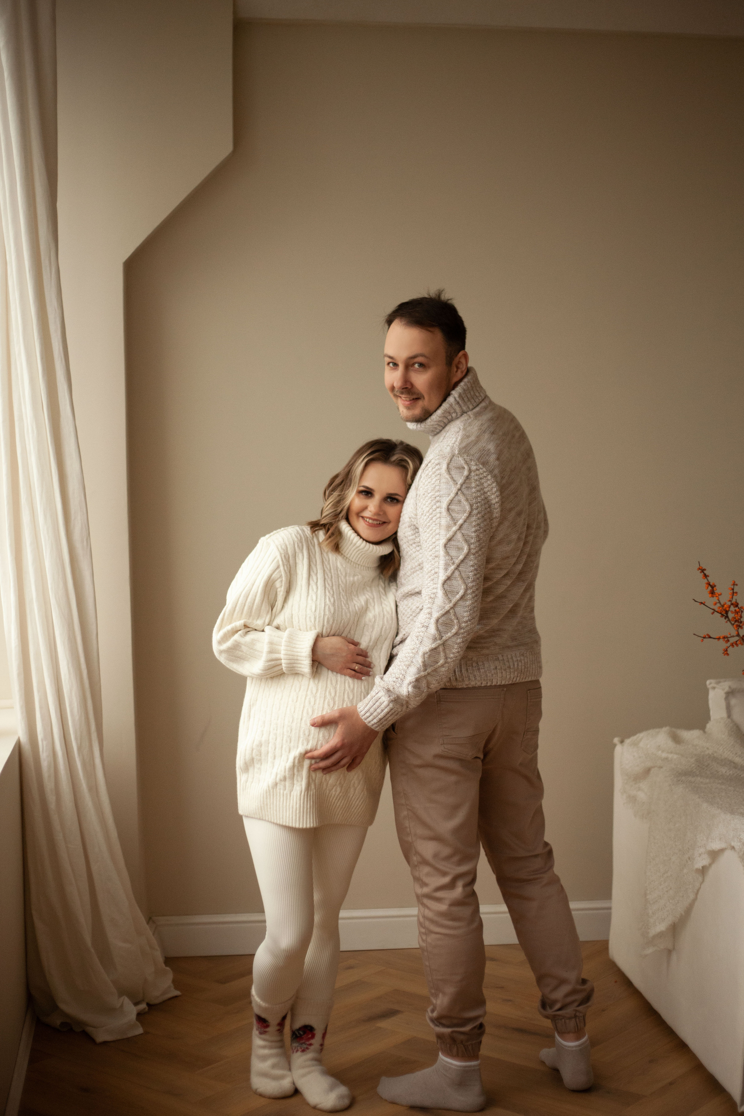 Студийная фотосессия «В ожидании». Фотограф видеограф Ольга Василевская