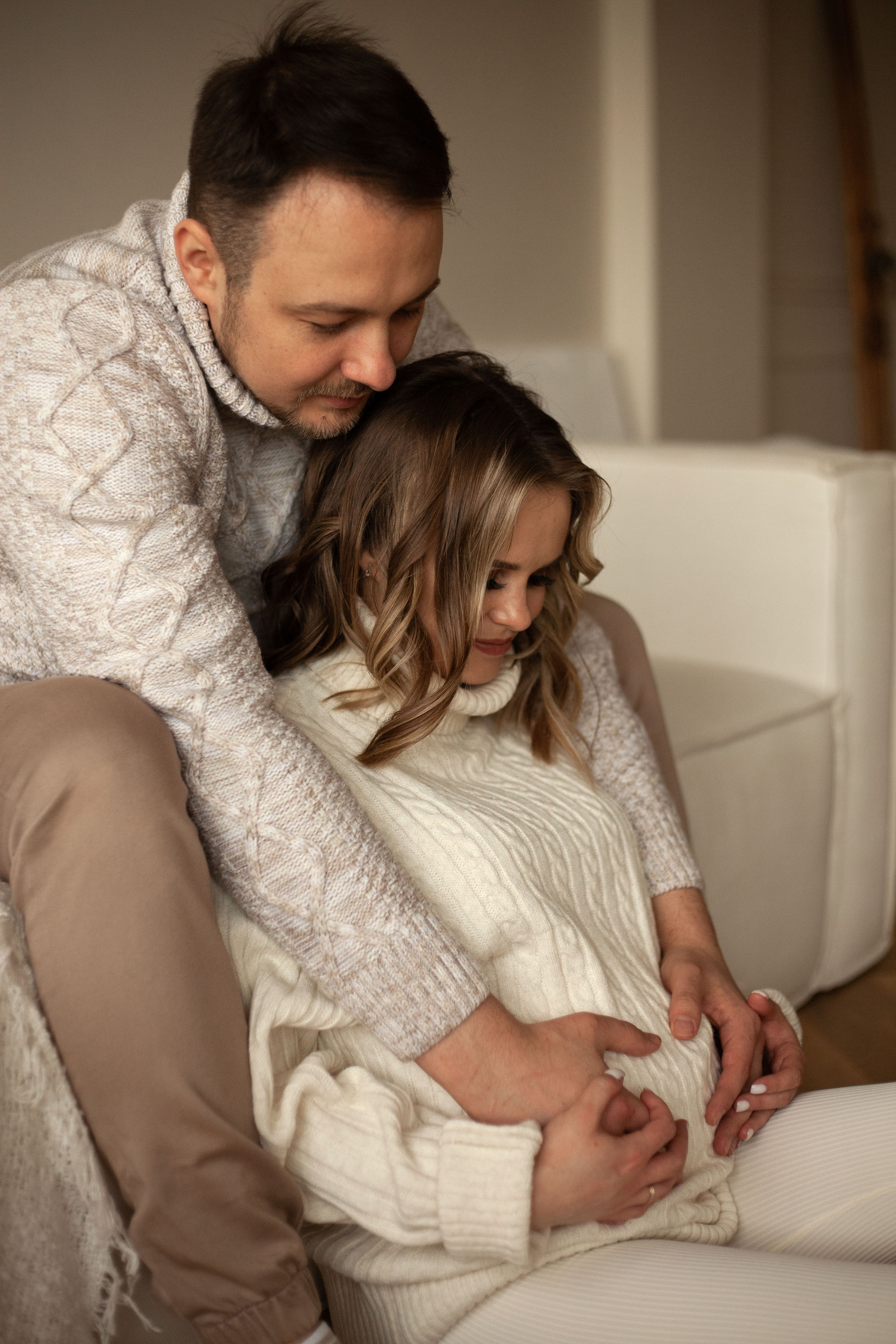 Студийная фотосессия «В ожидании». Фотограф видеограф Ольга Василевская