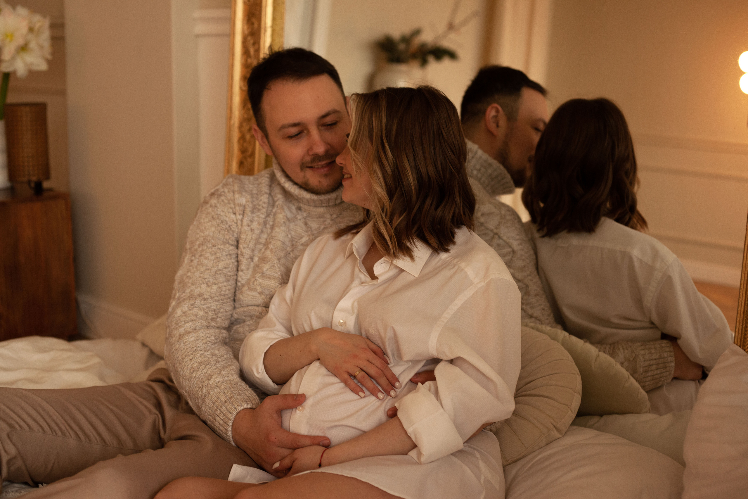 Студийная фотосессия «В ожидании». Фотограф видеограф Ольга Василевская