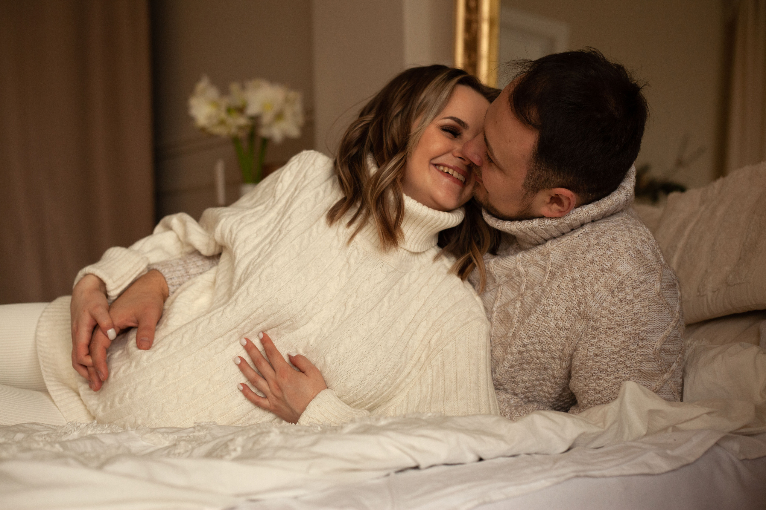 Студийная фотосессия «В ожидании». Фотограф видеограф Ольга Василевская