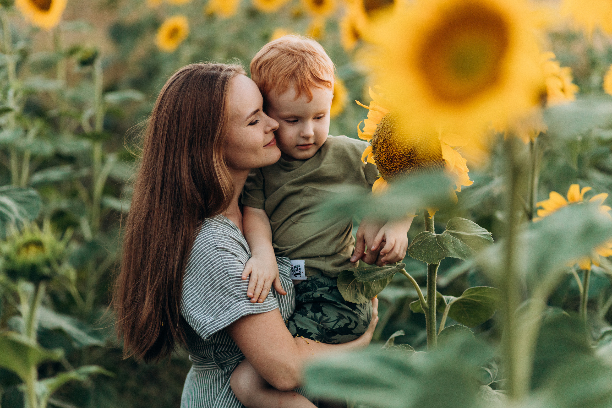 Семейная фотосессия в поле. Семейный фотограф в Самаре Елена Ефимова