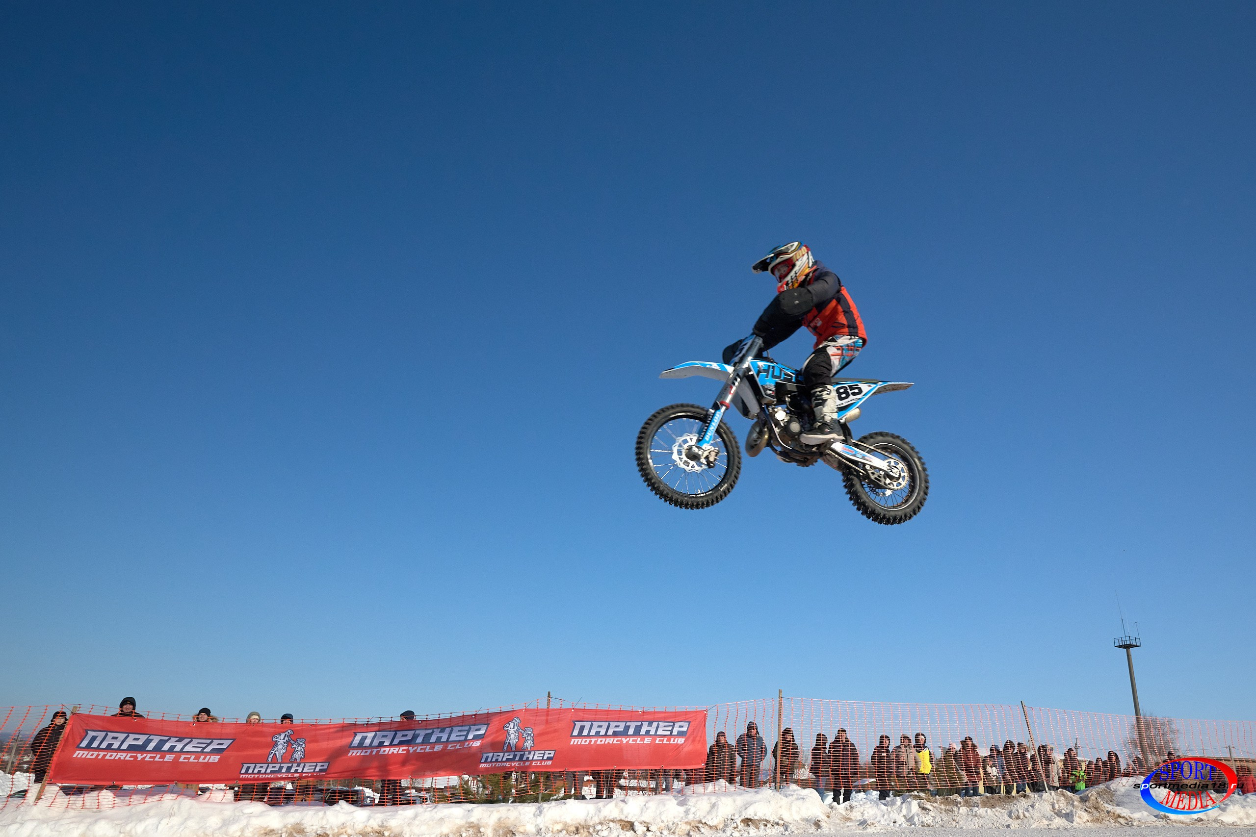 3 этап Кубка Удмуртской Республики по мотокроссу. Воткинск 23.02.2025. Спортивный репортажный фотограф в Ижевске Сергей Мерзляков