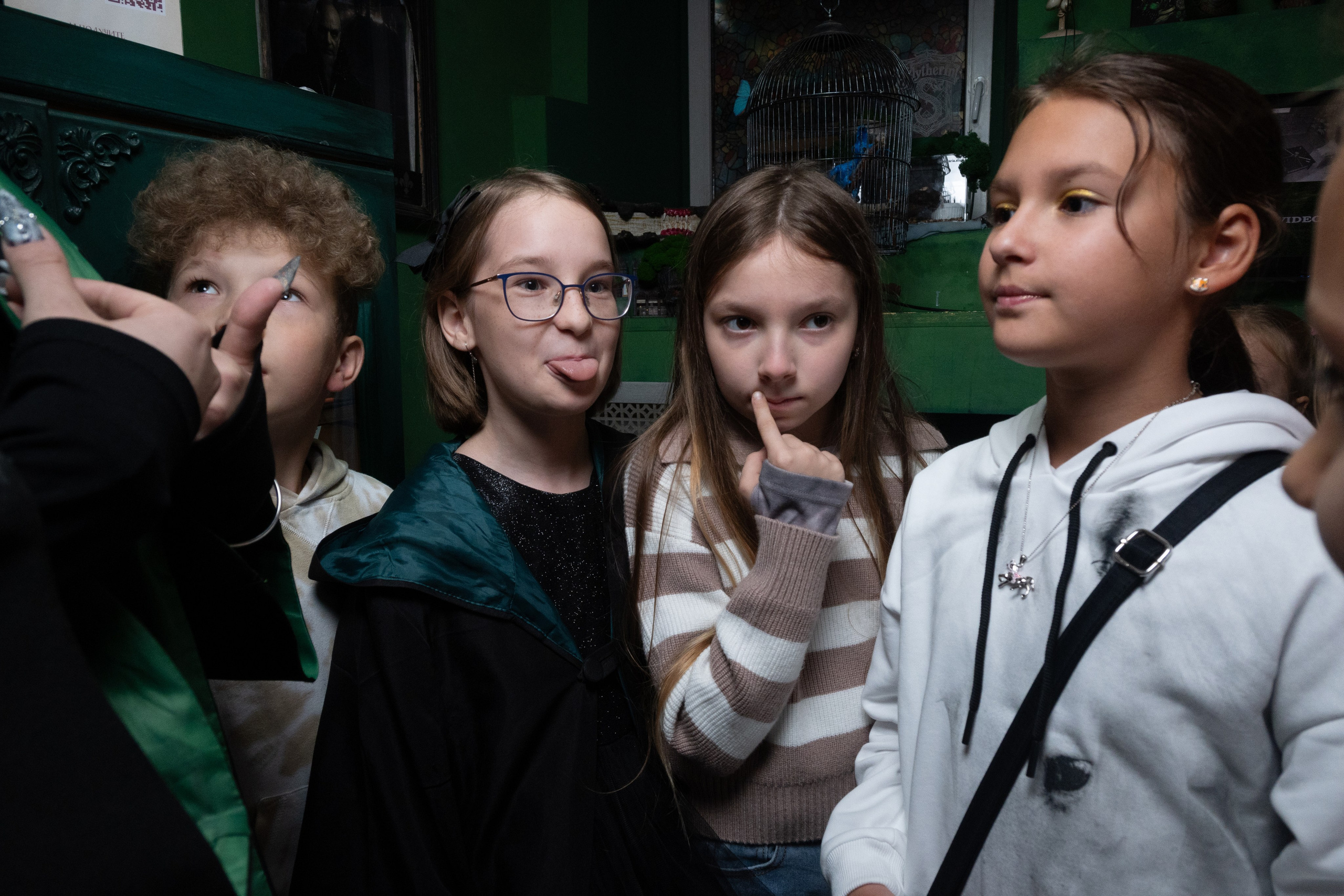 День рождения ребенка в «Подземелье Слизерин». Фотограф мероприятий в Москве