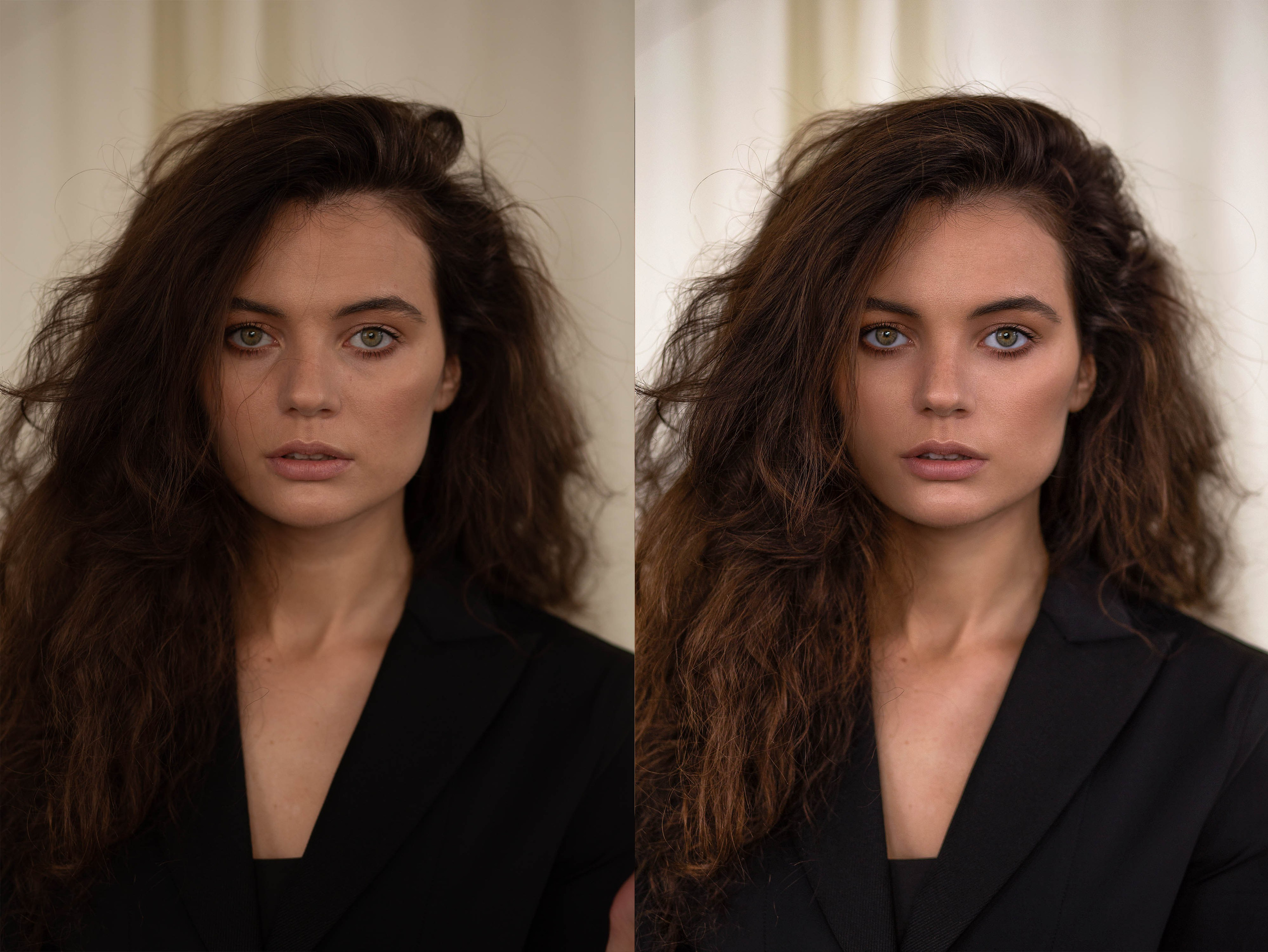 Retouching Training/Headshot Retouching Algorithm. AI Photo Retoucher and Image Restorer Zhanna Ognivo