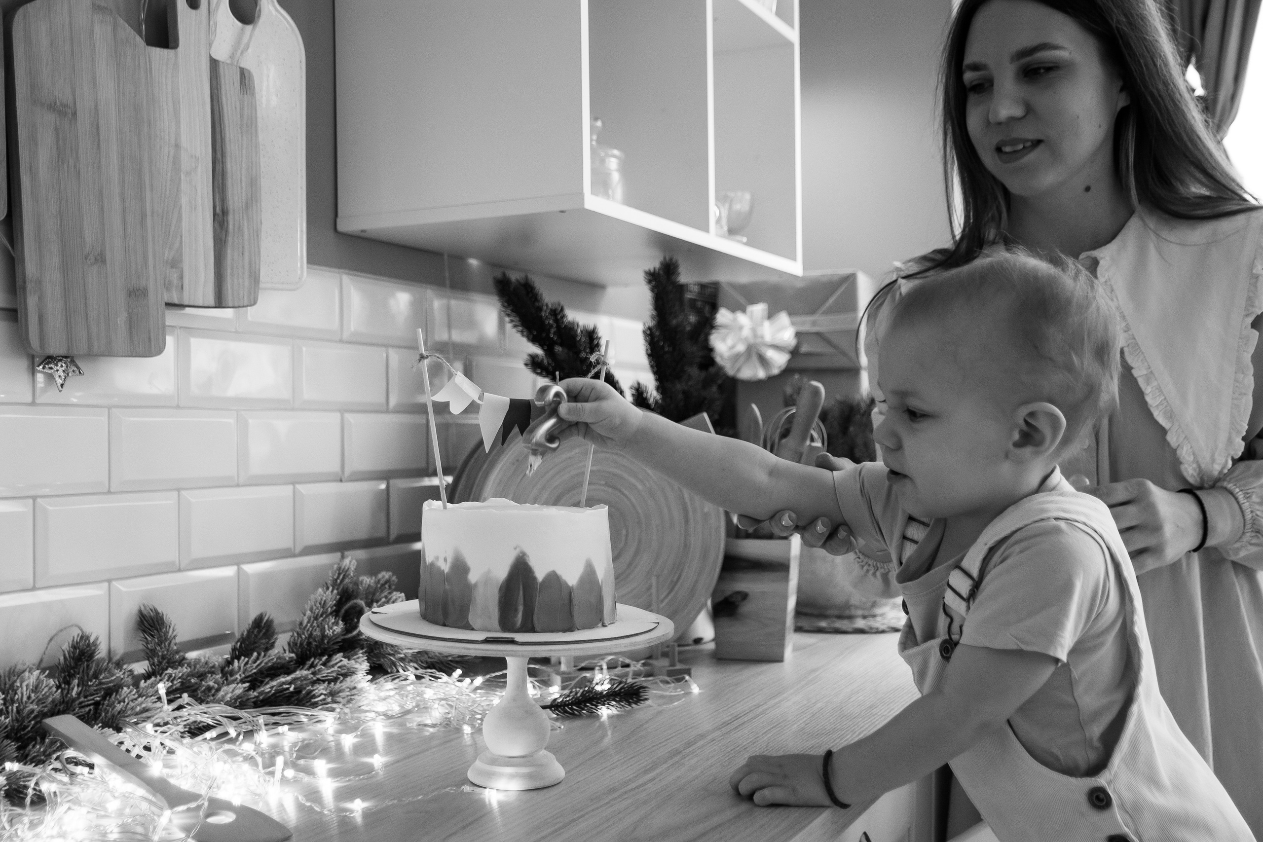 Фотосессия дня Рождения в студии. Семейный и детский фотограф Кущ Наташа