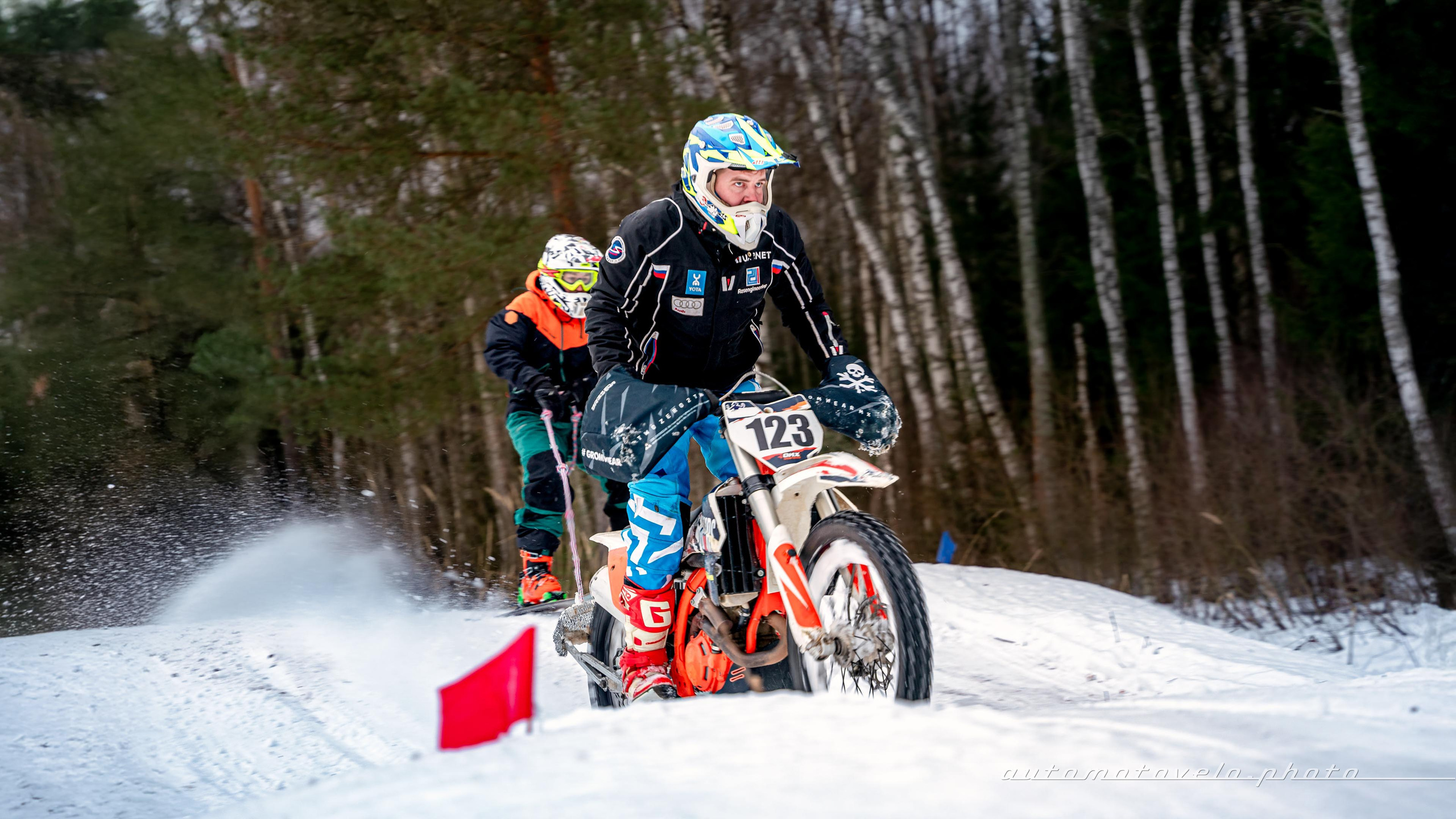 Скийоринг в Конаково 2024/25. 1 этап