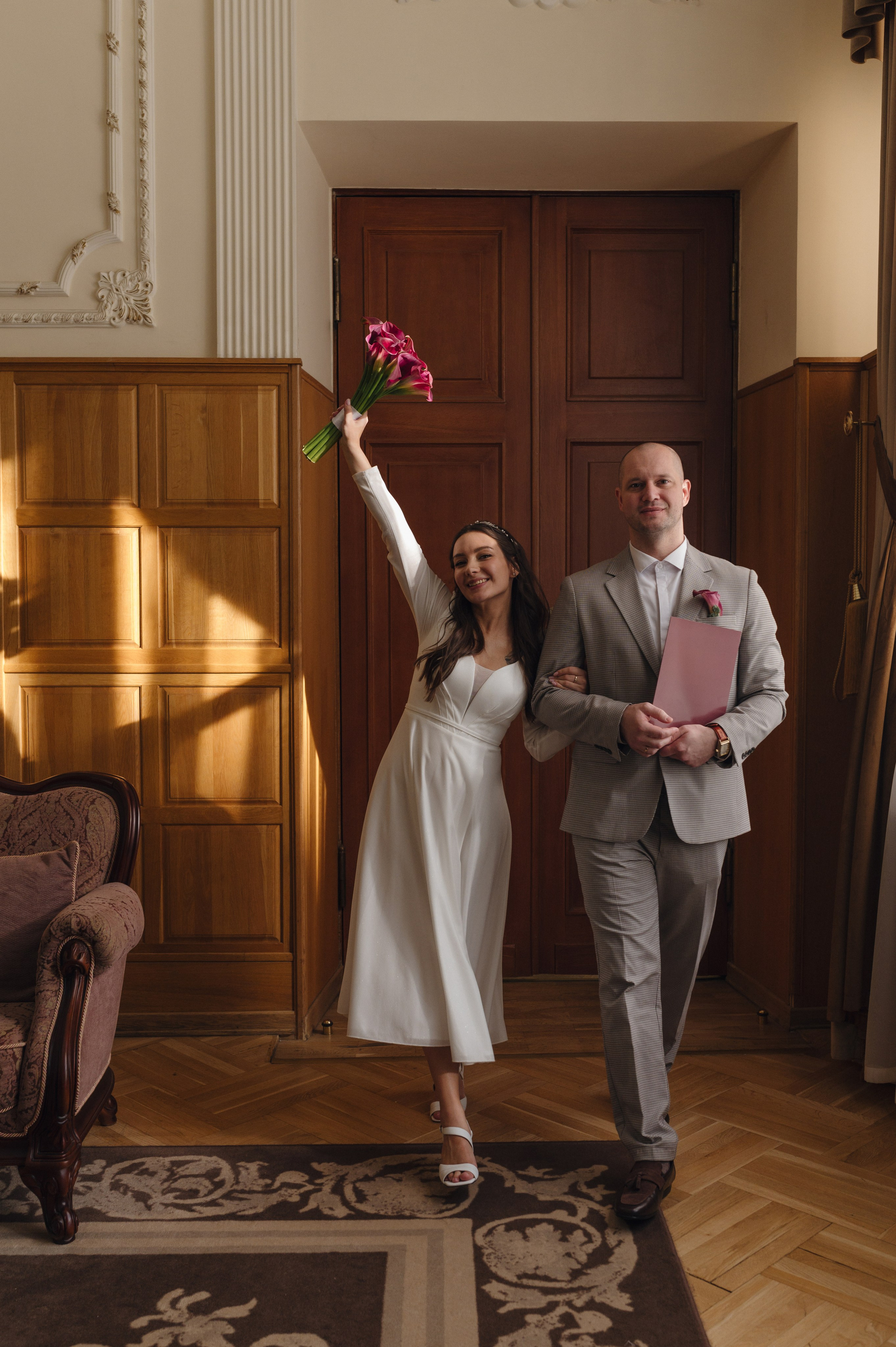 Яна и Борис, Грибоедовский ЗАГС. Свадебный фотограф Москва и Санкт-Петербург. Анастасия Чудина