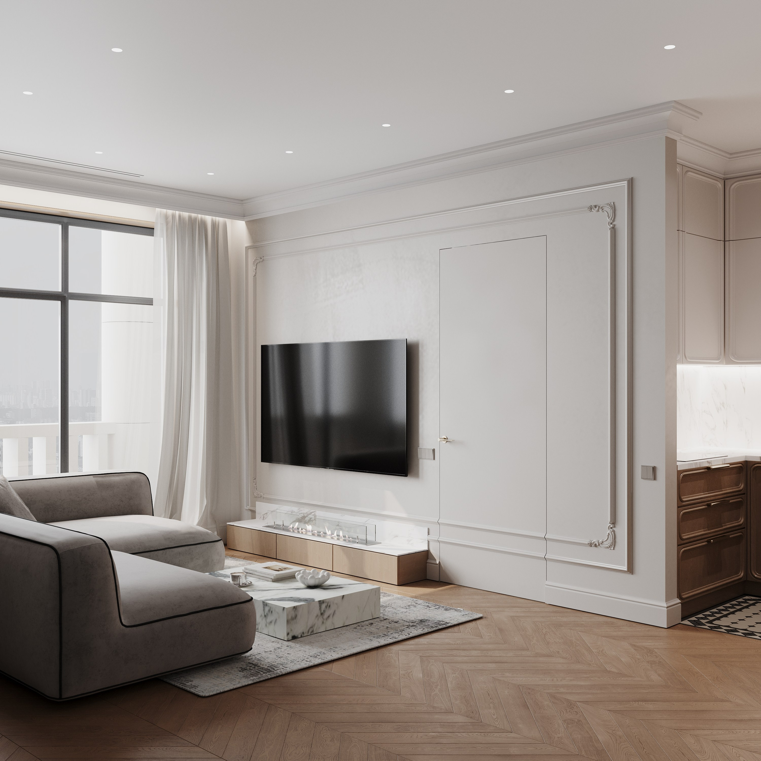 ЖК Легенда Московский 65 106 кв.м, г. Санкт-Петербург. 3d визуализатор Анастасия Науменко