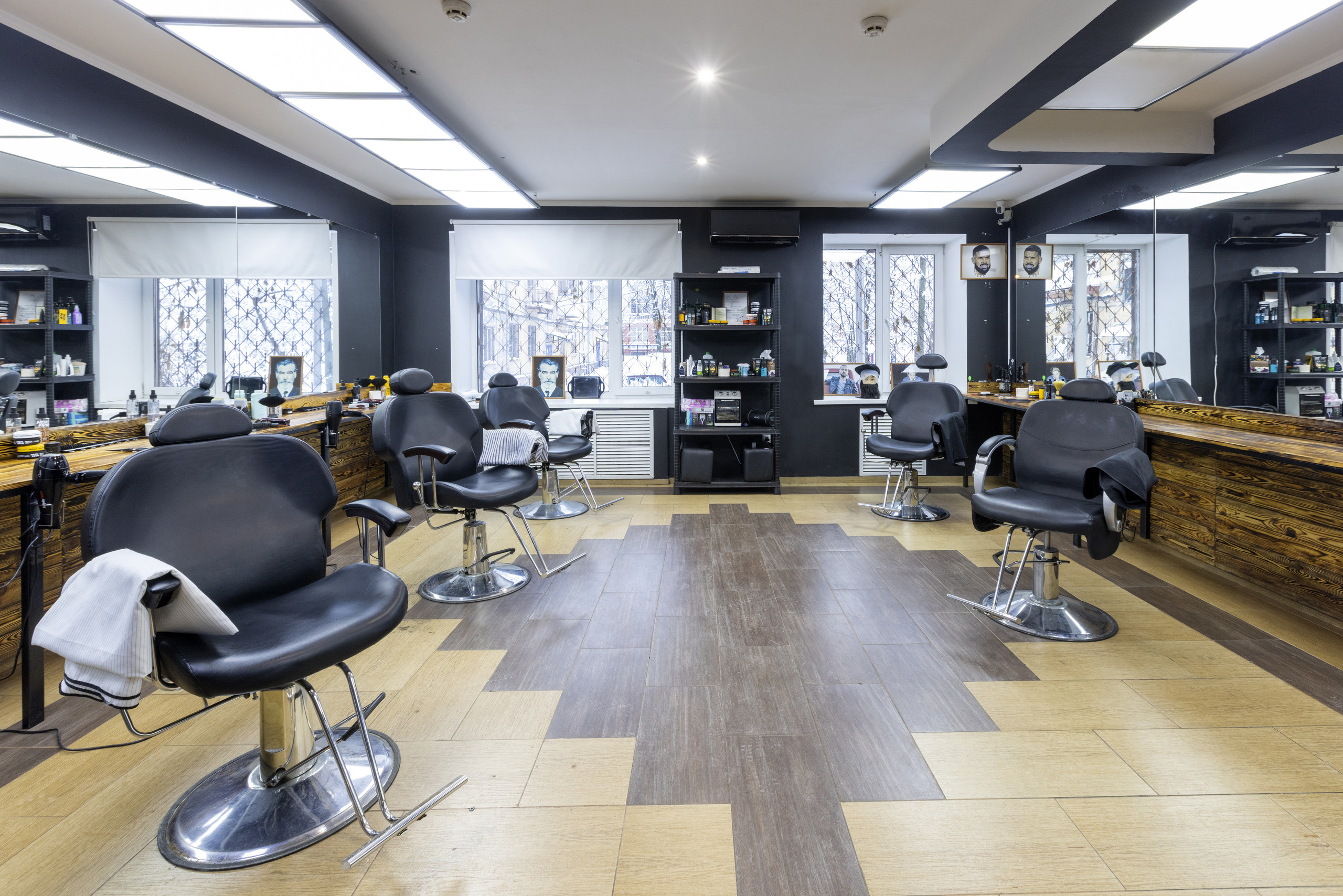 Интерьерная фотосъемка для BLACK ZONE Barbershop. Фотограф в Туле Крупский АнДРей. Фотостудия «КАДР71» в Туле