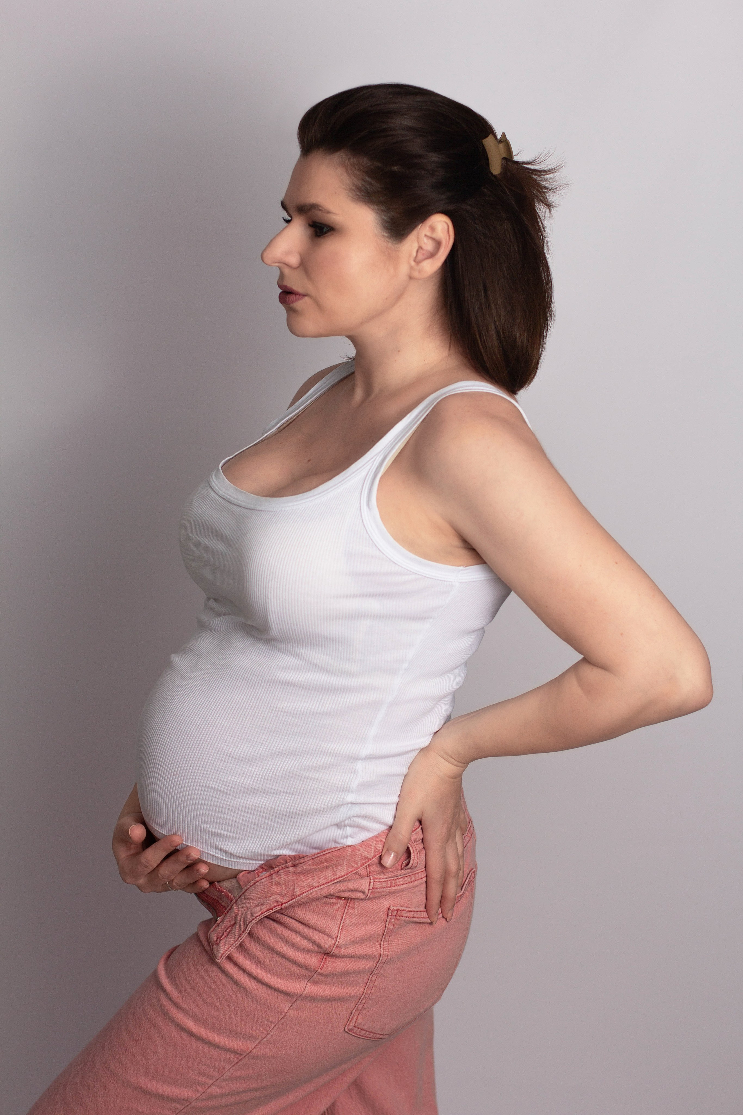 Беременность (домашняя фотосессия). Детский и семейный фотограф в Москве и МО