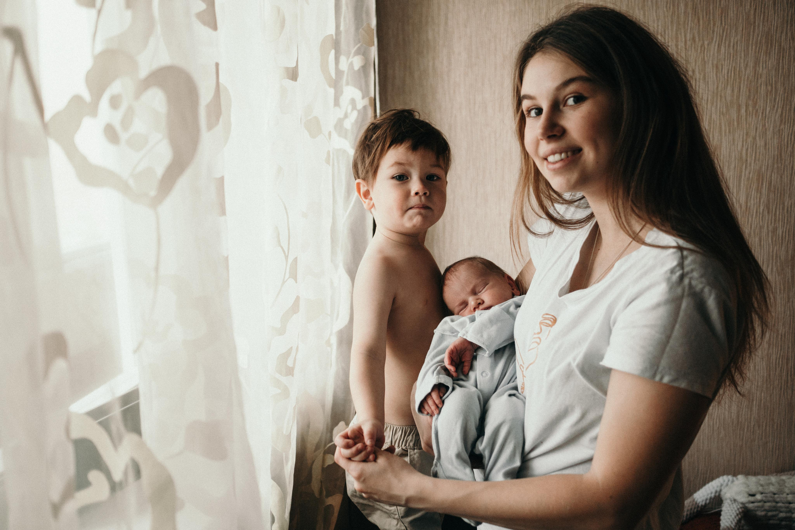 Семейная фотосессия в домашних условиях. Семейный и детский фотограф в Санкт-Петербурге Наталья Григорьева