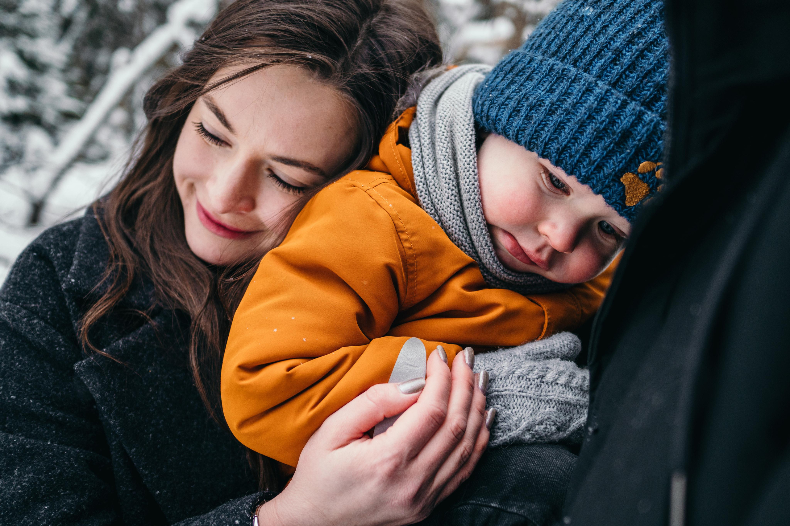 Фотосессия в зимнем лесу в Санкт-Петербурге. Семейный и детский фотограф в Санкт-Петербурге Наталья Григорьева