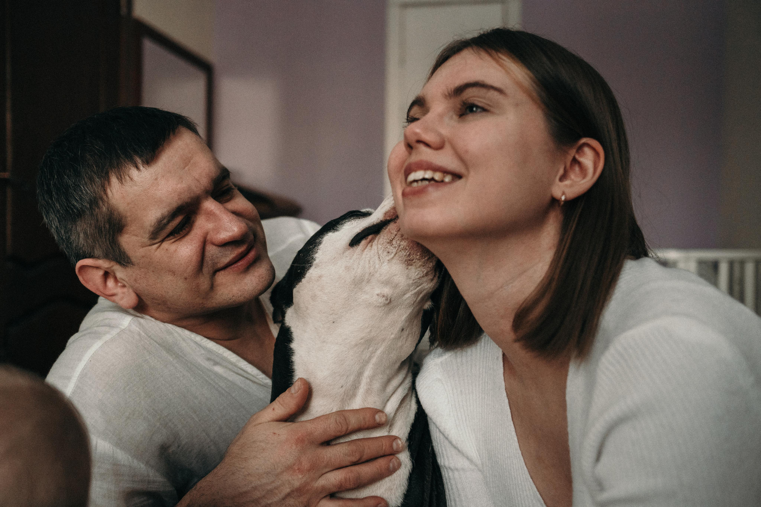 Домашняя фотосессия с собаками. Семейный и детский фотограф в Санкт-Петербурге Наталья Григорьева