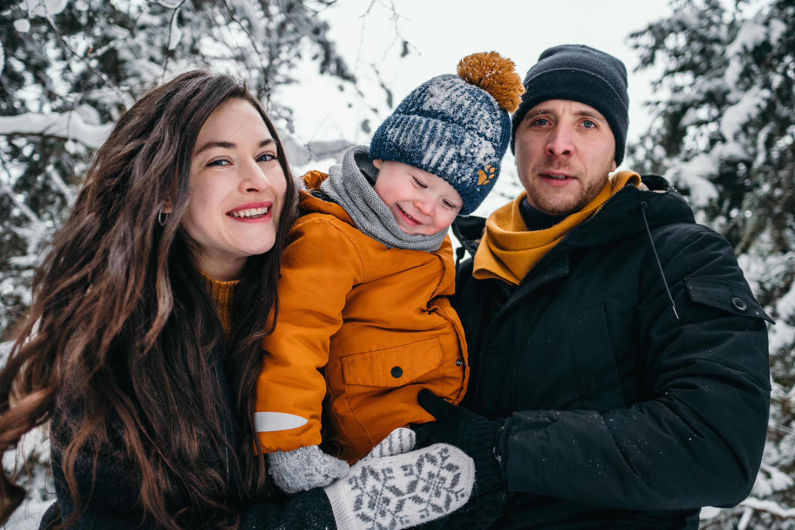 Фотосессия в зимнем лесу в Санкт-Петербурге. Семейный и детский фотограф в Санкт-Петербурге Наталья Григорьева