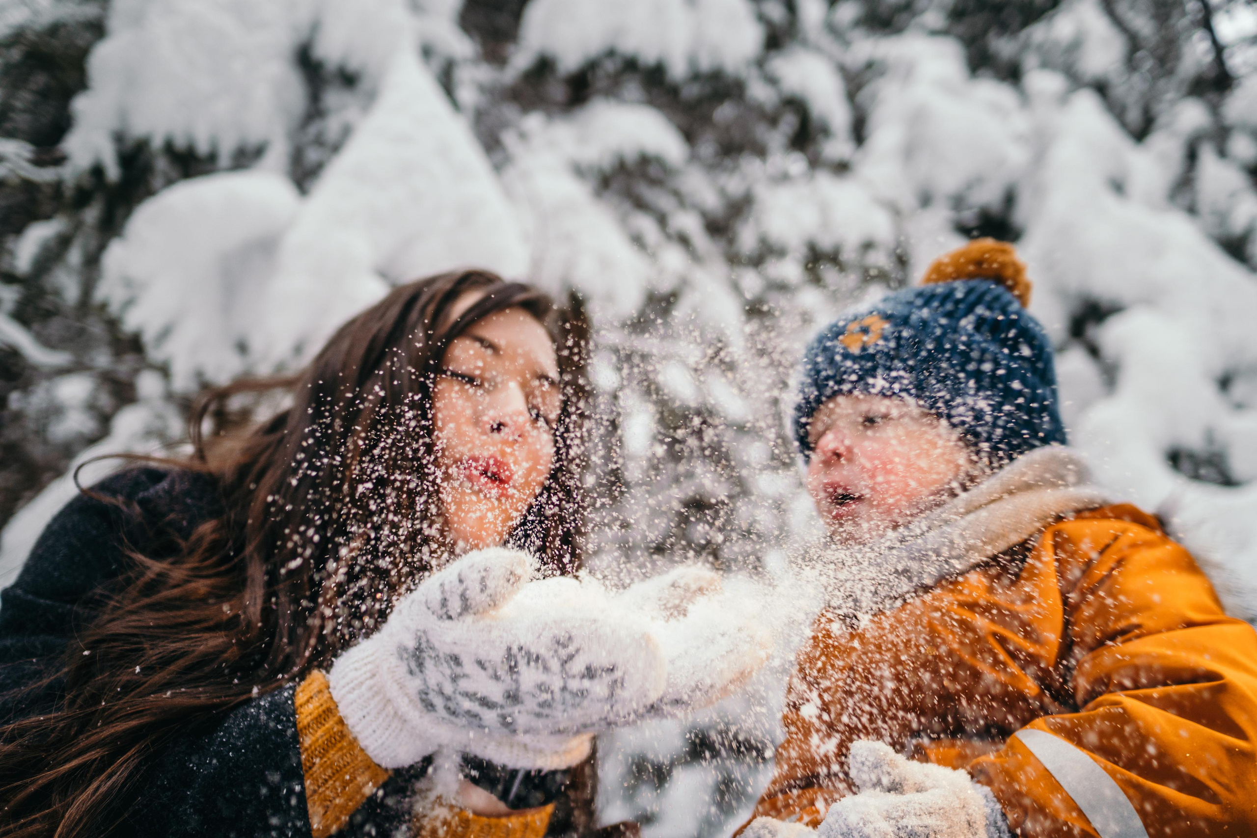 Фотосессия в зимнем лесу в Санкт-Петербурге. Семейный и детский фотограф в Санкт-Петербурге Наталья Григорьева