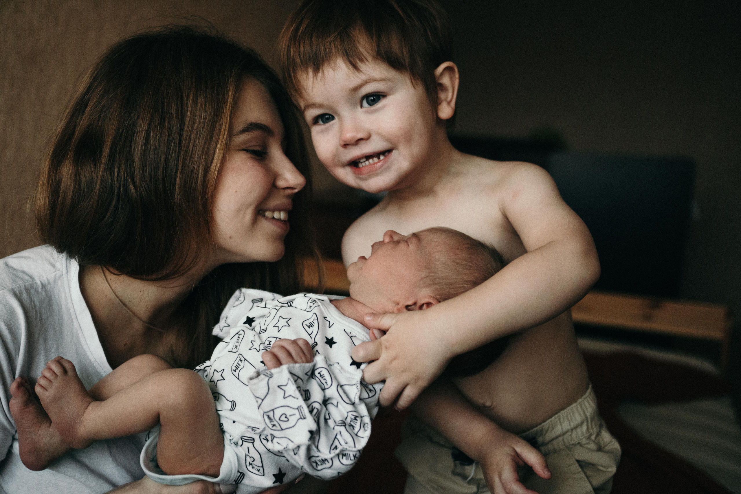 Семейная фотосессия в домашних условиях. Семейный и детский фотограф в Санкт-Петербурге Наталья Григорьева