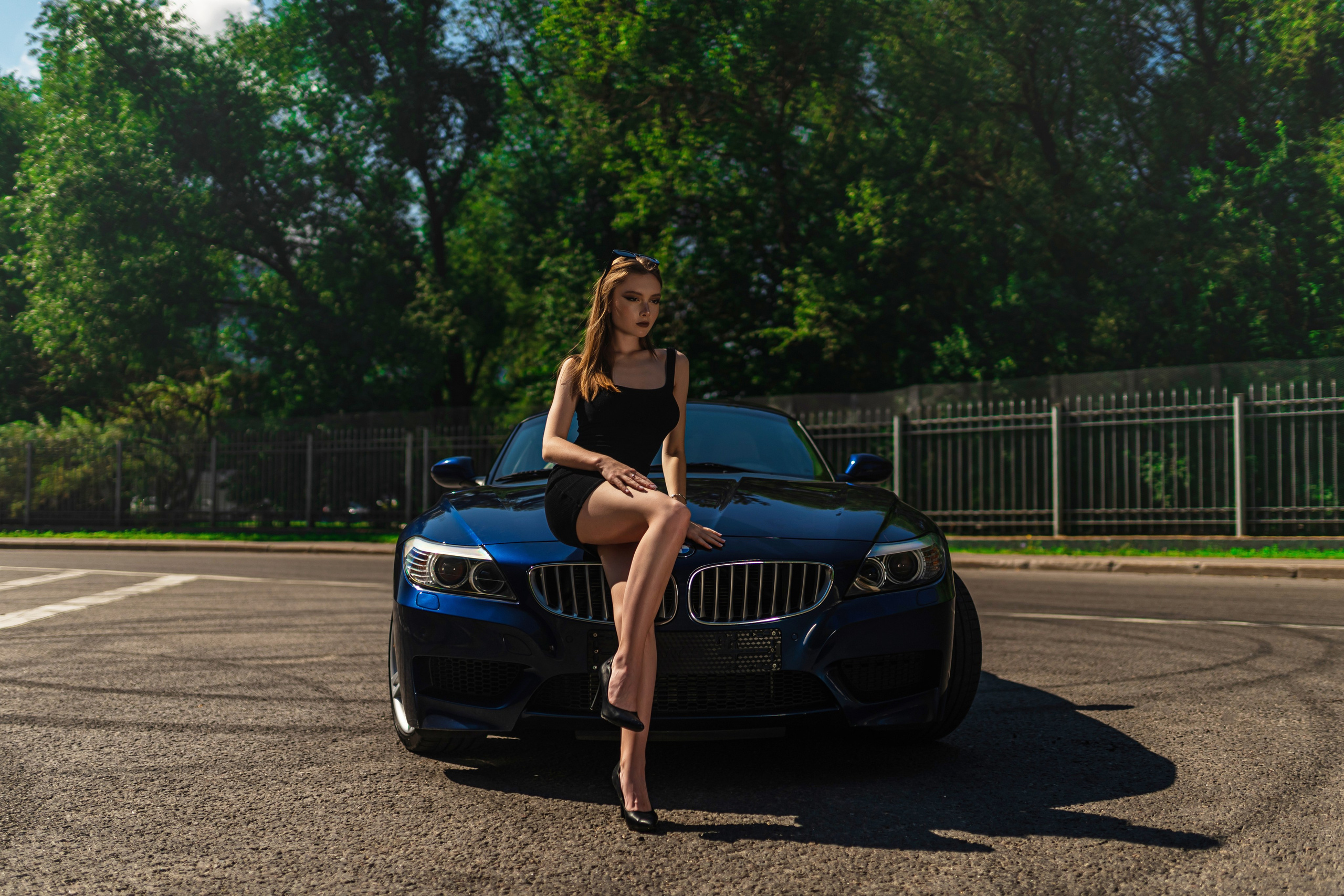 Anna x BMW Z4. Автомобильный фотограф в Москве | Базилев Александр